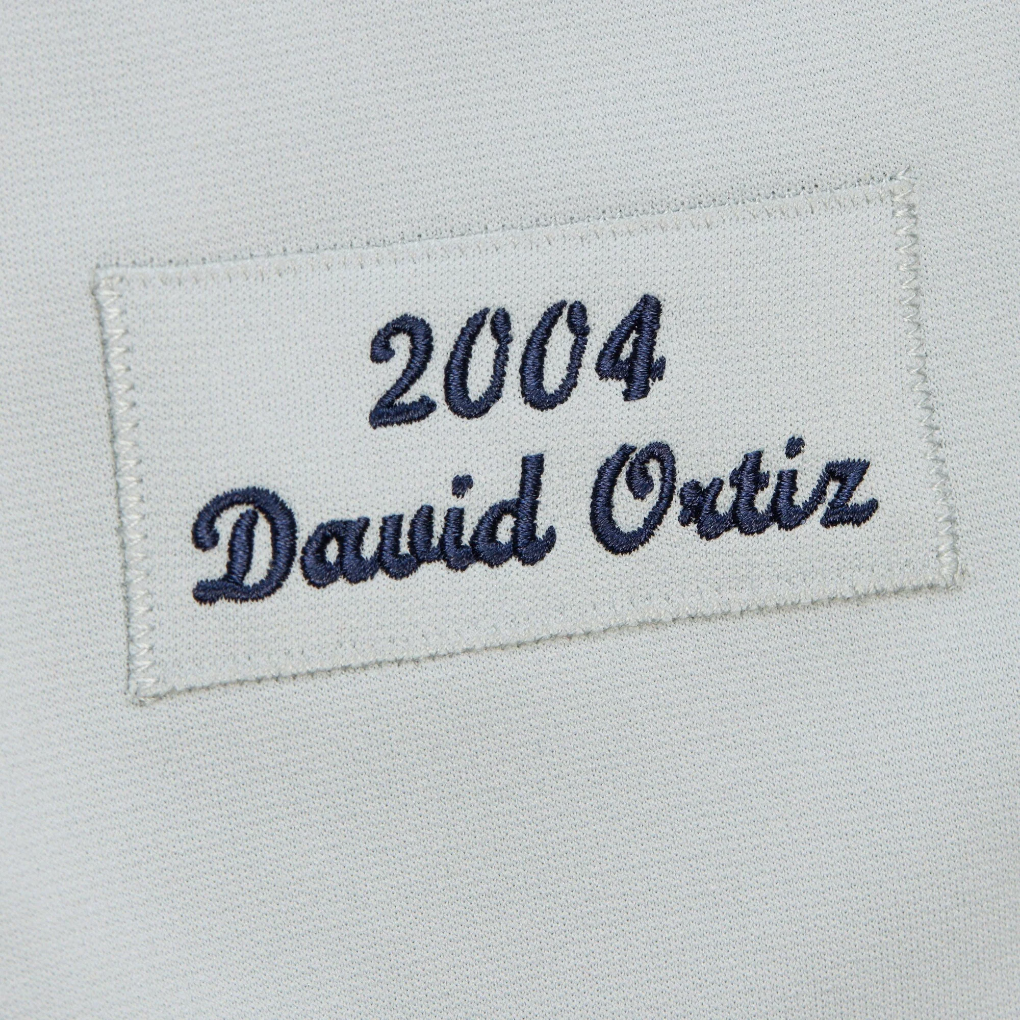 Men's Mitchell & Ness MLB Dark Jersey Red Sox 2004 David Ortiz - Image 6