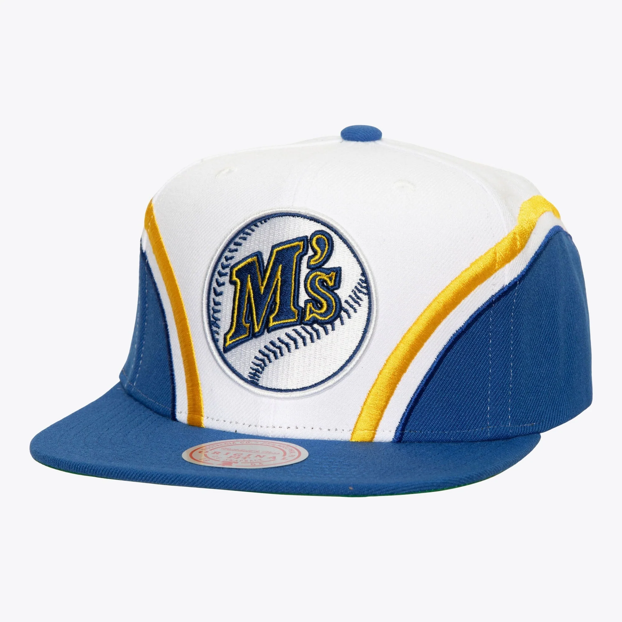 Men's Mitchell & Ness MLB Overhead Snapback Coop Mariners
