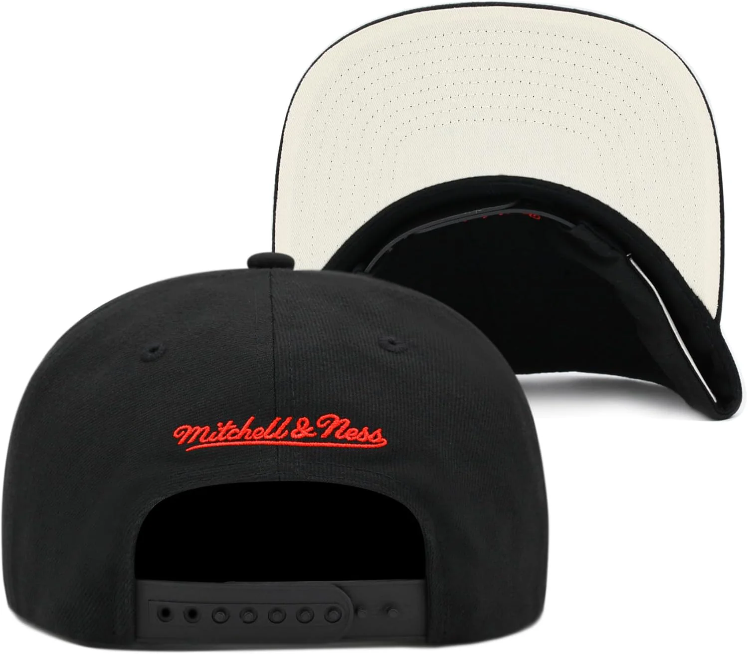 Men's Mitchell & Ness MLB Team Classic Snapback Coop Red Sox - Black - Image 3
