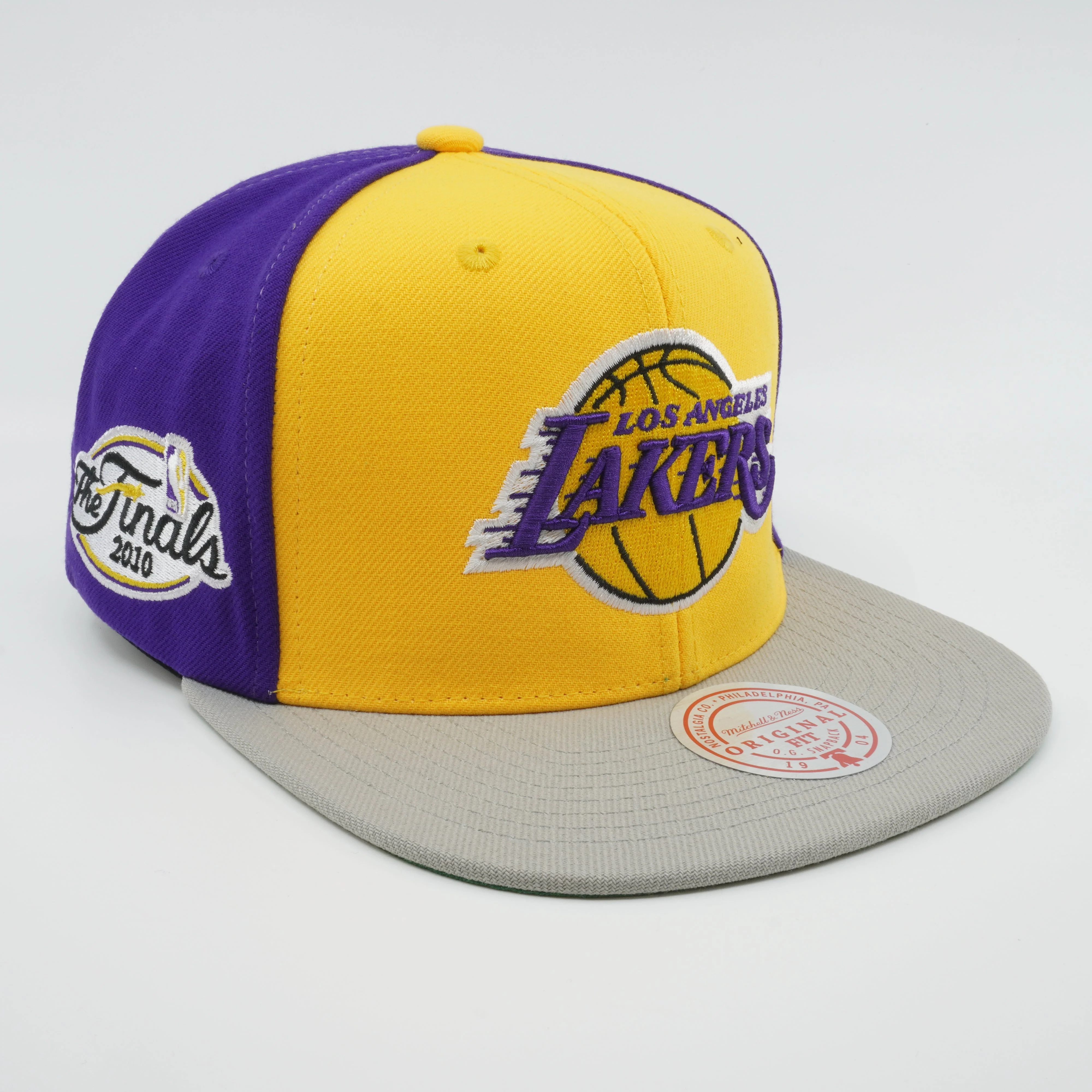 Men's Mitchell & Ness NBA Block Out Snapback Lakers - Purple - Image 3