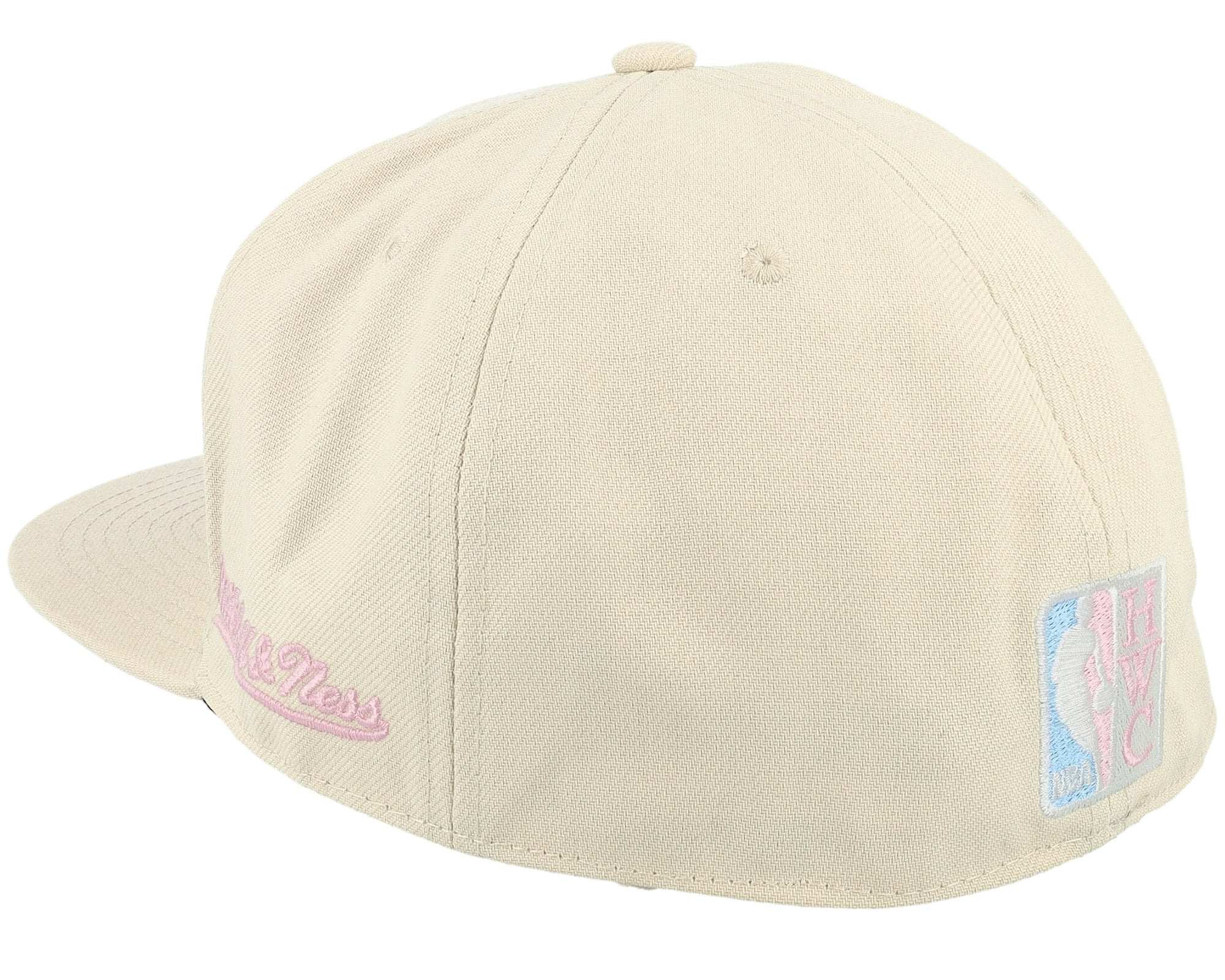 Men's Mitchell & Ness NBA Cake Pop Fitted Hwc Lakers - Off White - Image 3