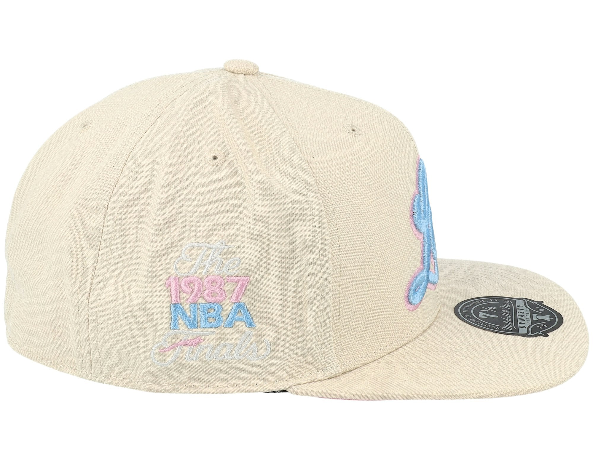 Men's Mitchell & Ness NBA Cake Pop Fitted Hwc Lakers - Off White - Image 4
