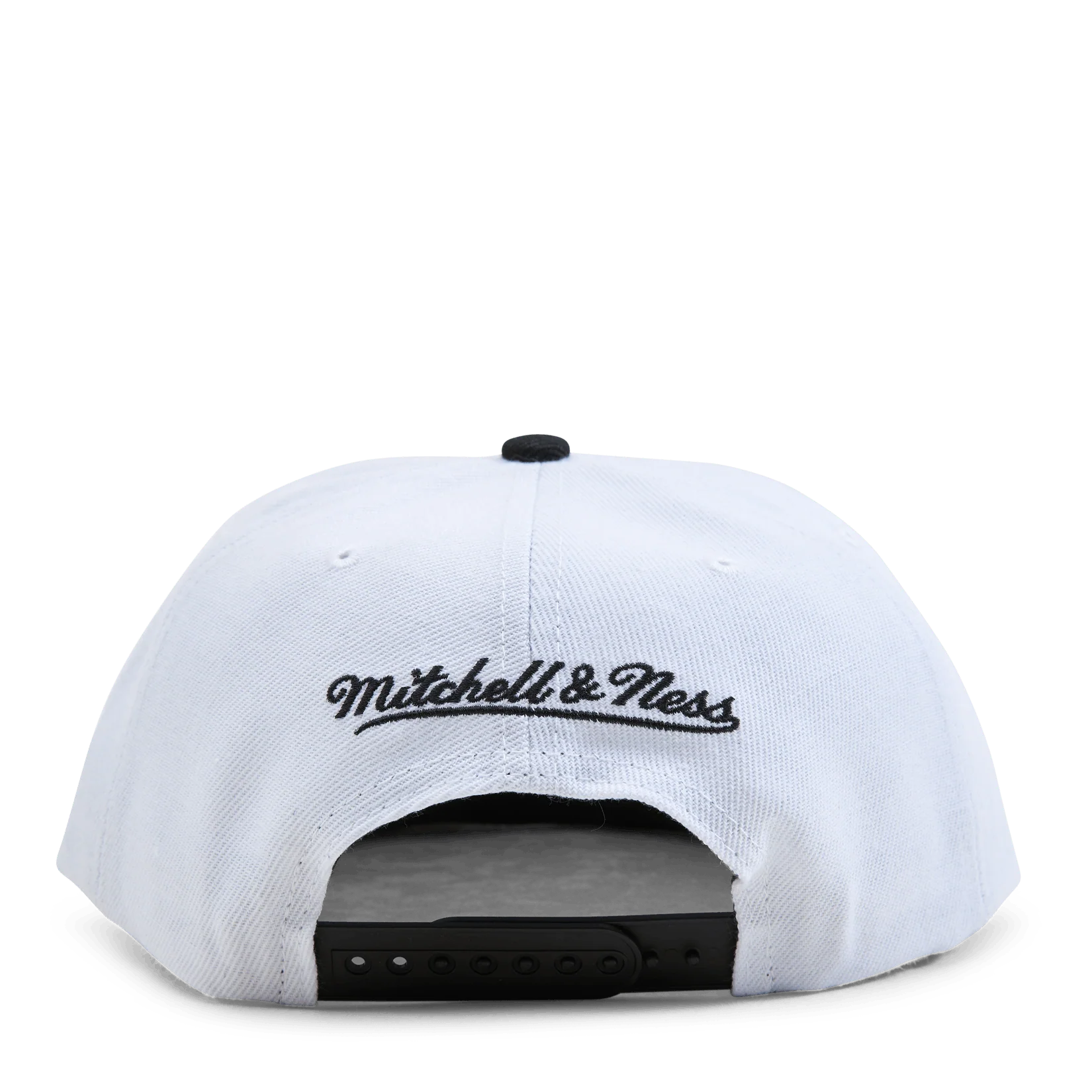 Men's Mitchell & Ness NBA Cement Top Snapback Nets - White-Silver - Image 4