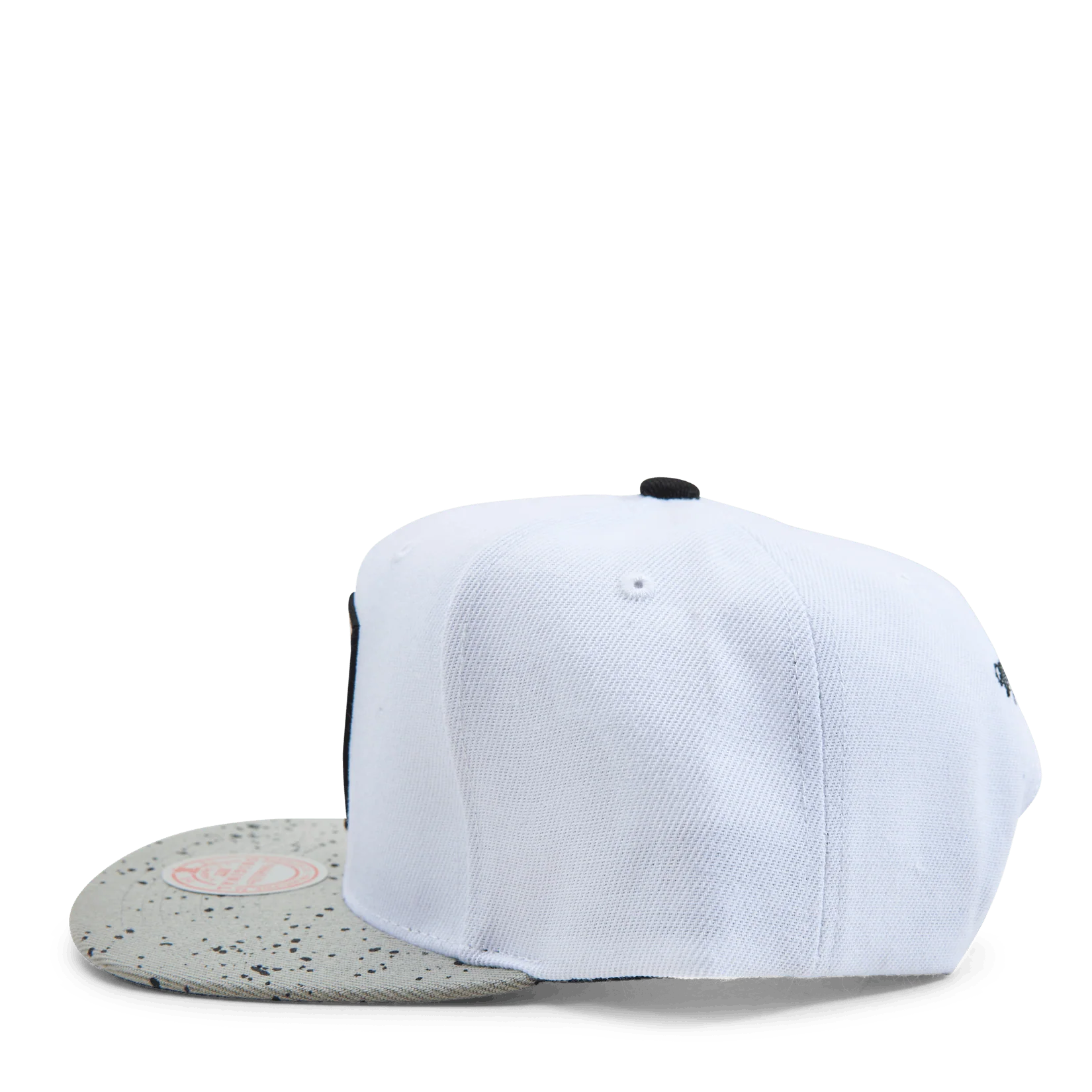 Men's Mitchell & Ness NBA Cement Top Snapback Nets - White-Silver - Image 5
