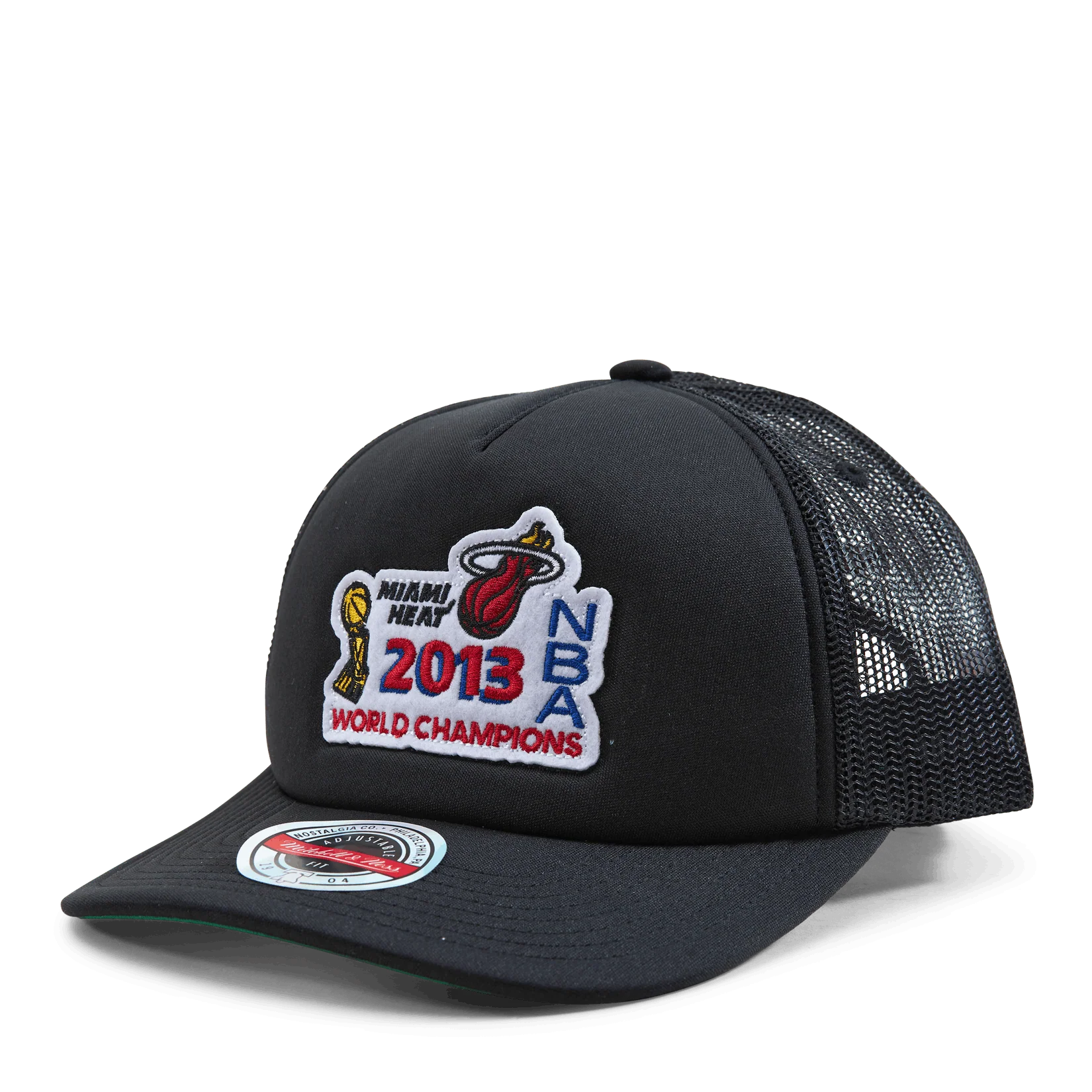 Men's Mitchell & Ness NBA Championship Trucker Heat - Black