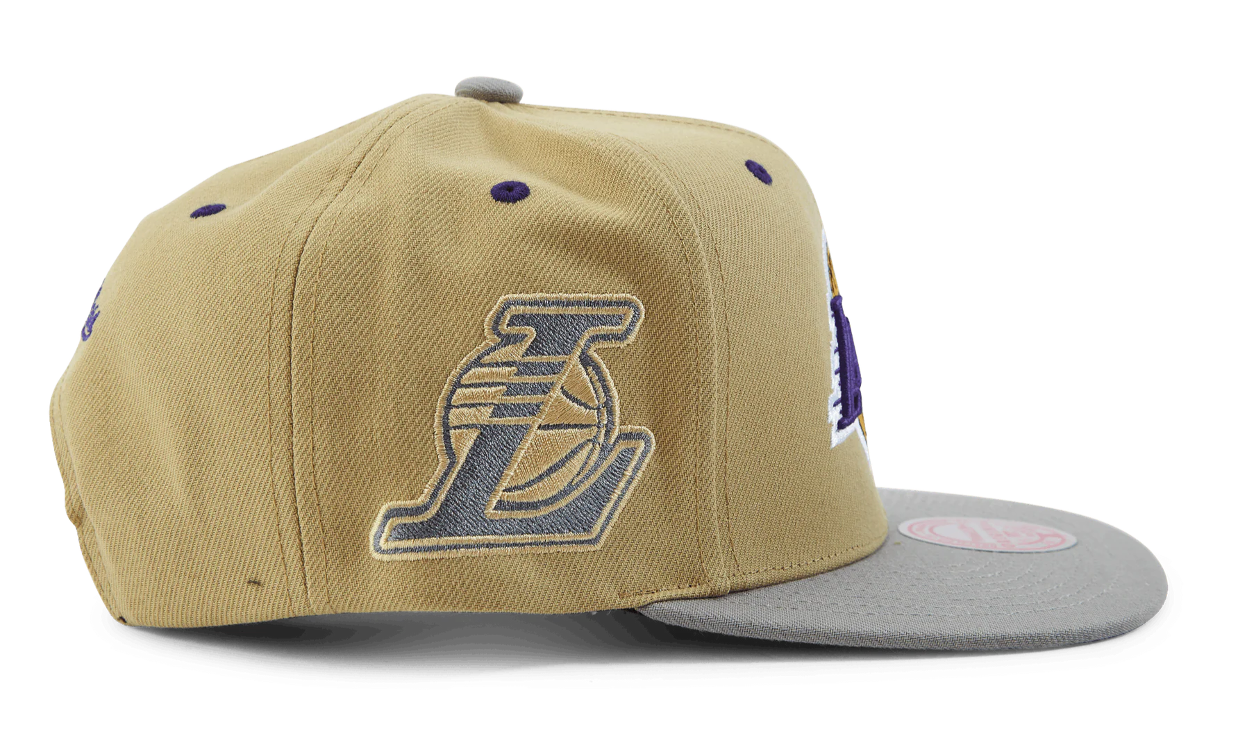 Men's Mitchell & Ness NBA Classic Canvas Snapback Lakers - Image 3