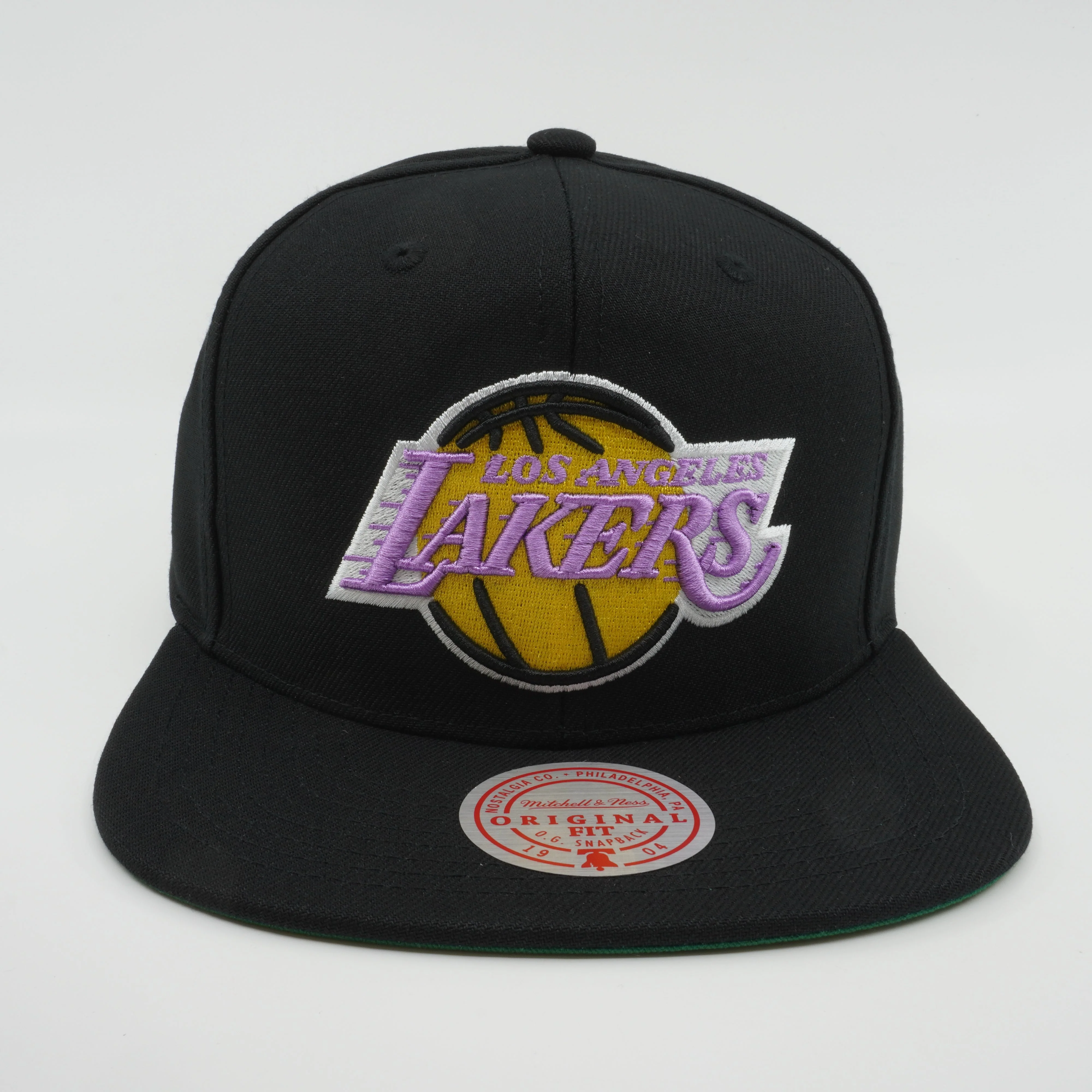 Men's Mitchell & Ness NBA Core Basic Snapback Hwc Lakers - Black - Image 2