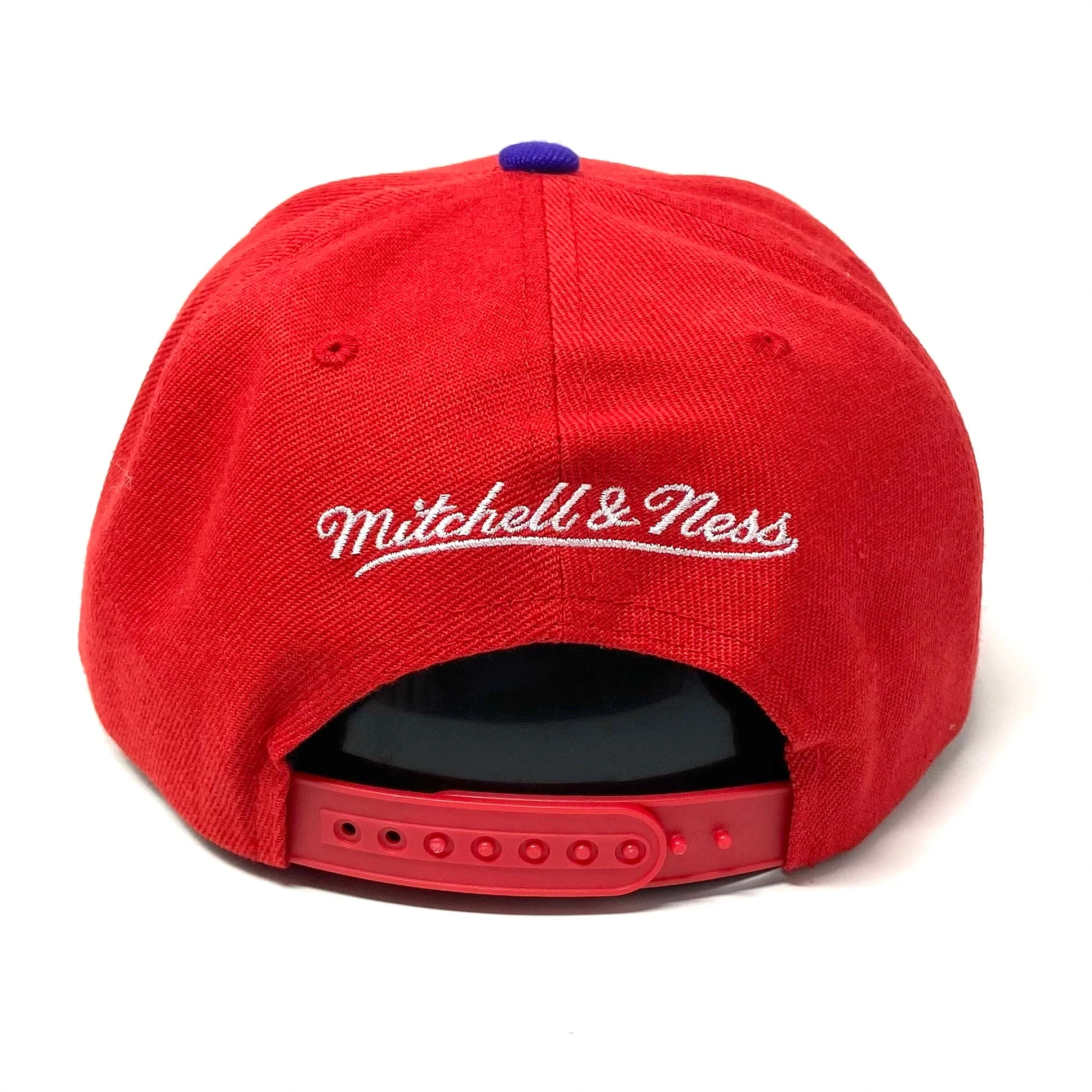 Men's Mitchell & Ness NBA Core Basic Snapback Hwc Raptors - Red-Purple - Image 4