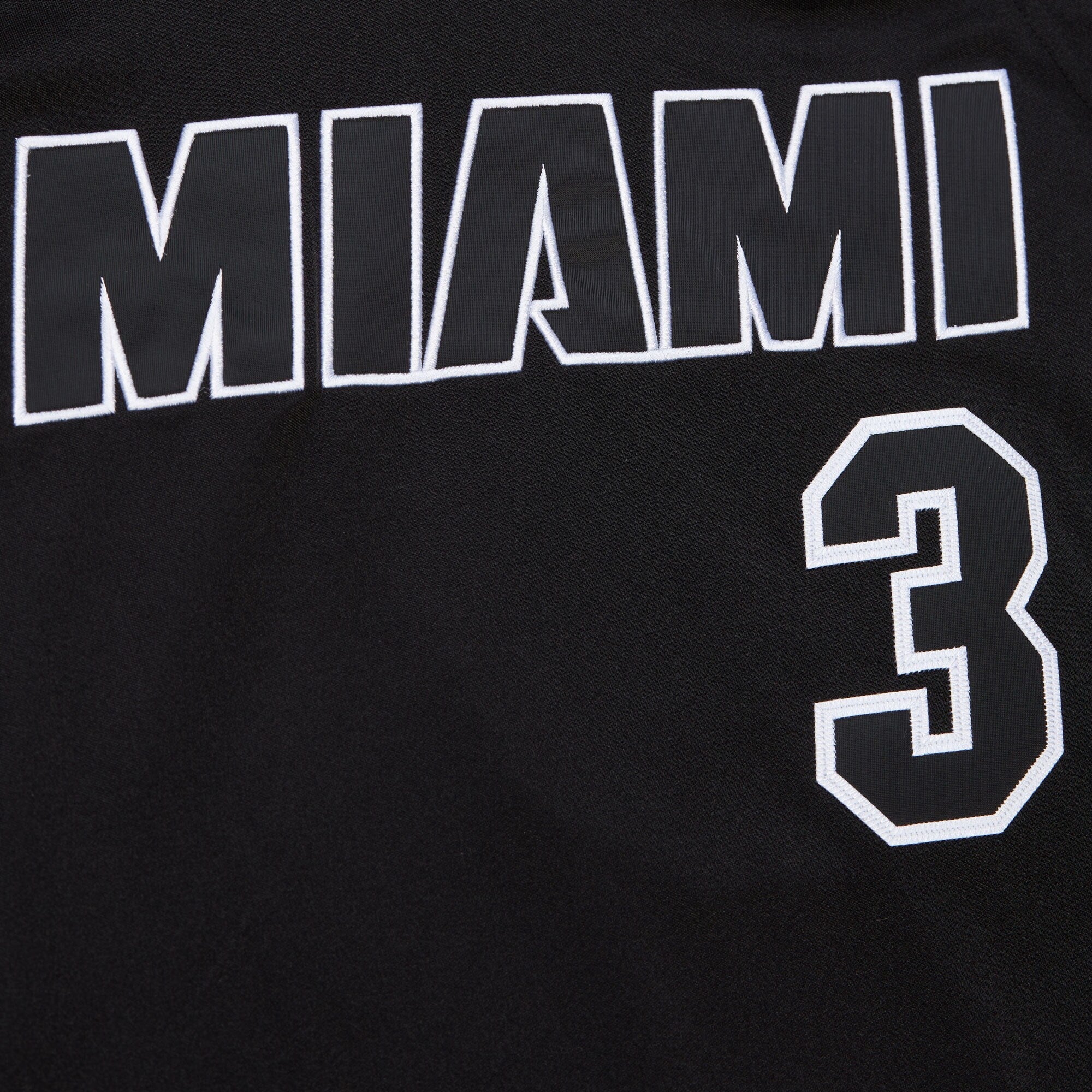 Men's Mitchell & Ness NBA Dark Alternate Jersey Heat 2011 Dwyane Wade - Image 3