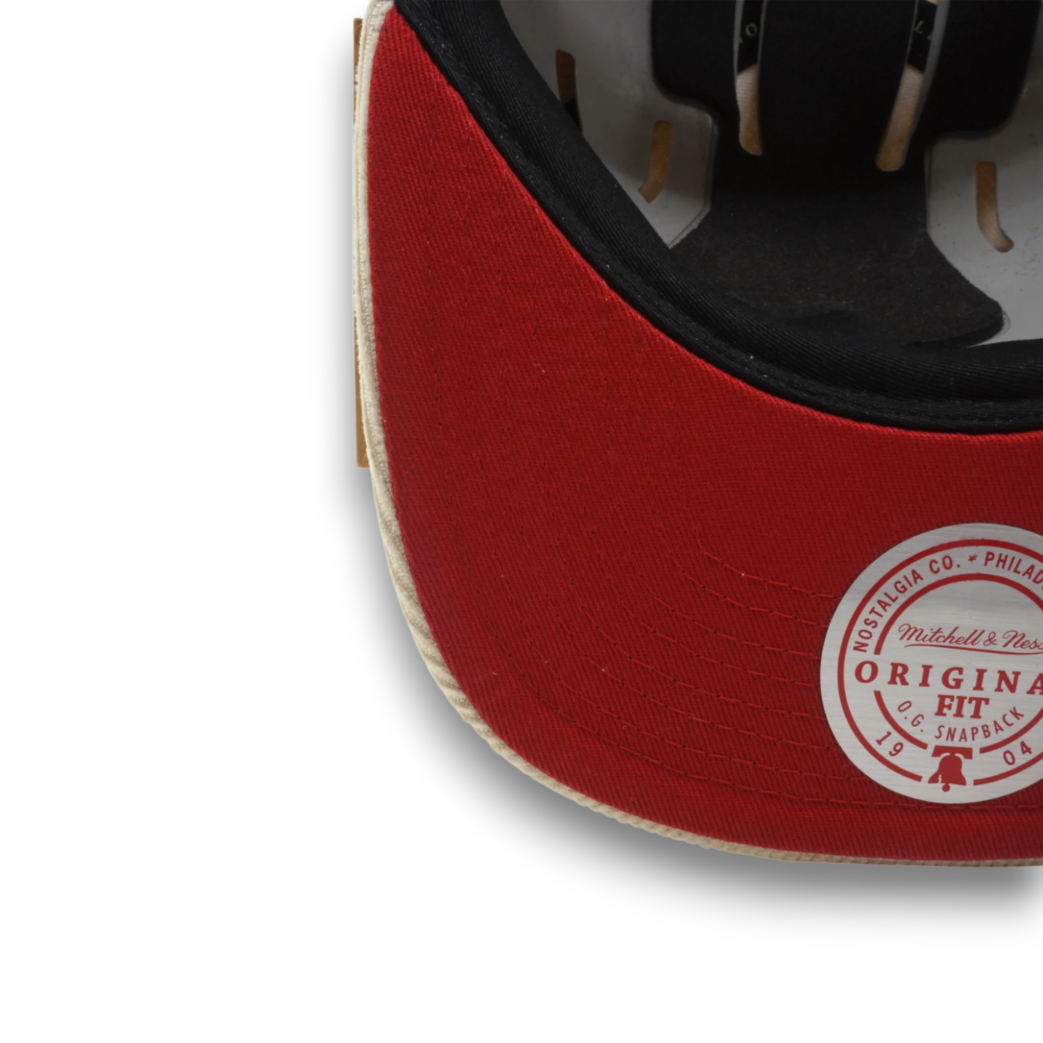 Men's Mitchell & Ness NBA Off Cord Snapback Hwc Hawks - Off White - Image 6