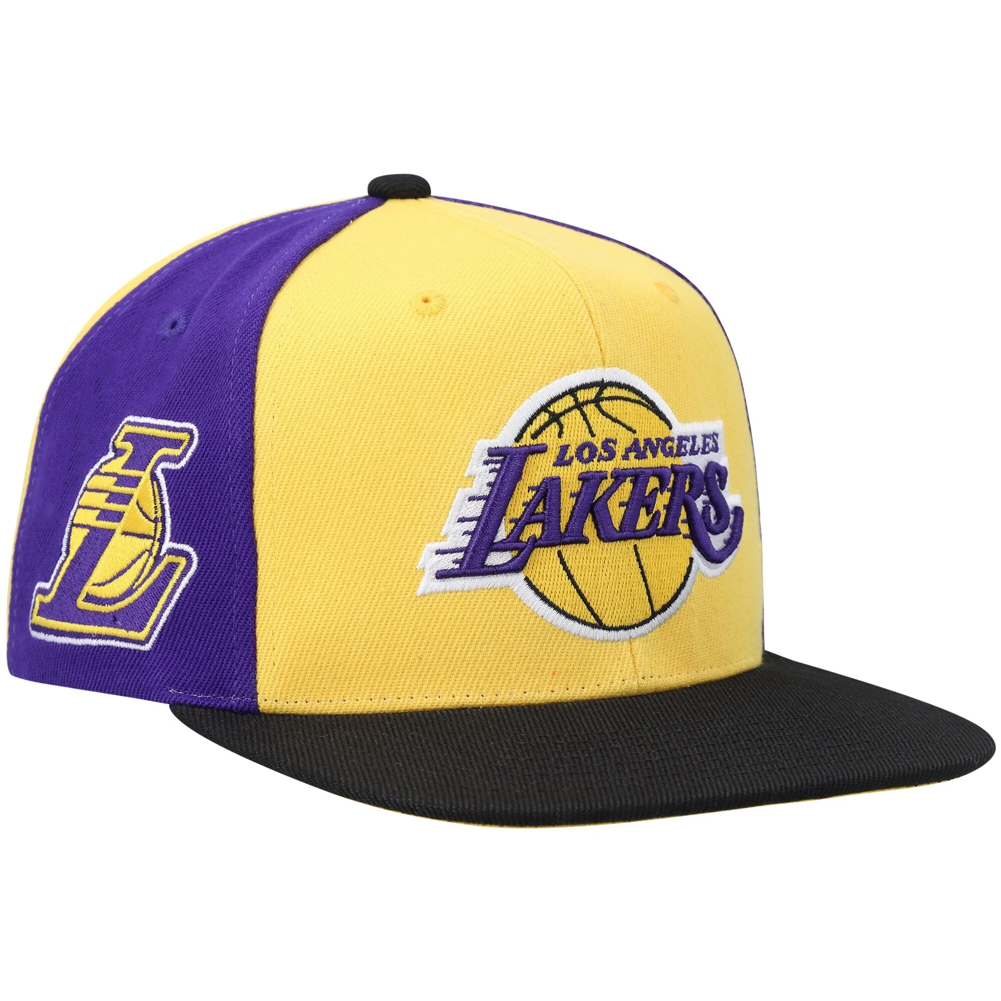 Men's Mitchell & Ness NBA On The Block Snapback Lakers - Image 3