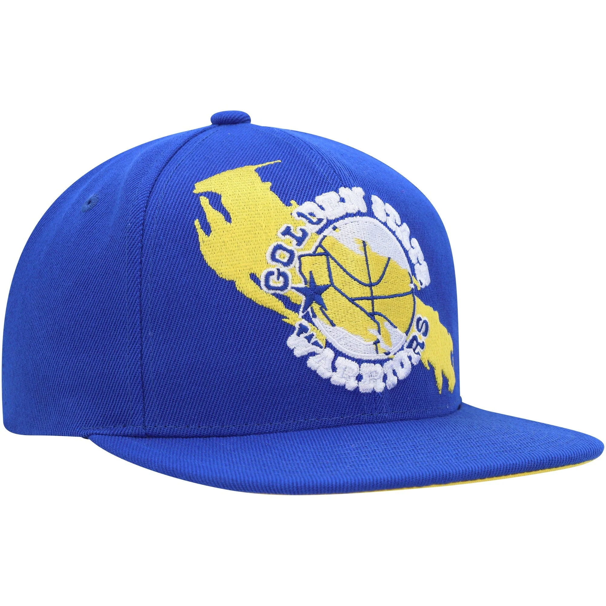 Men's Mitchell & Ness NBA Paint By Number Snapback Hwc Warriors - Blue - Image 3