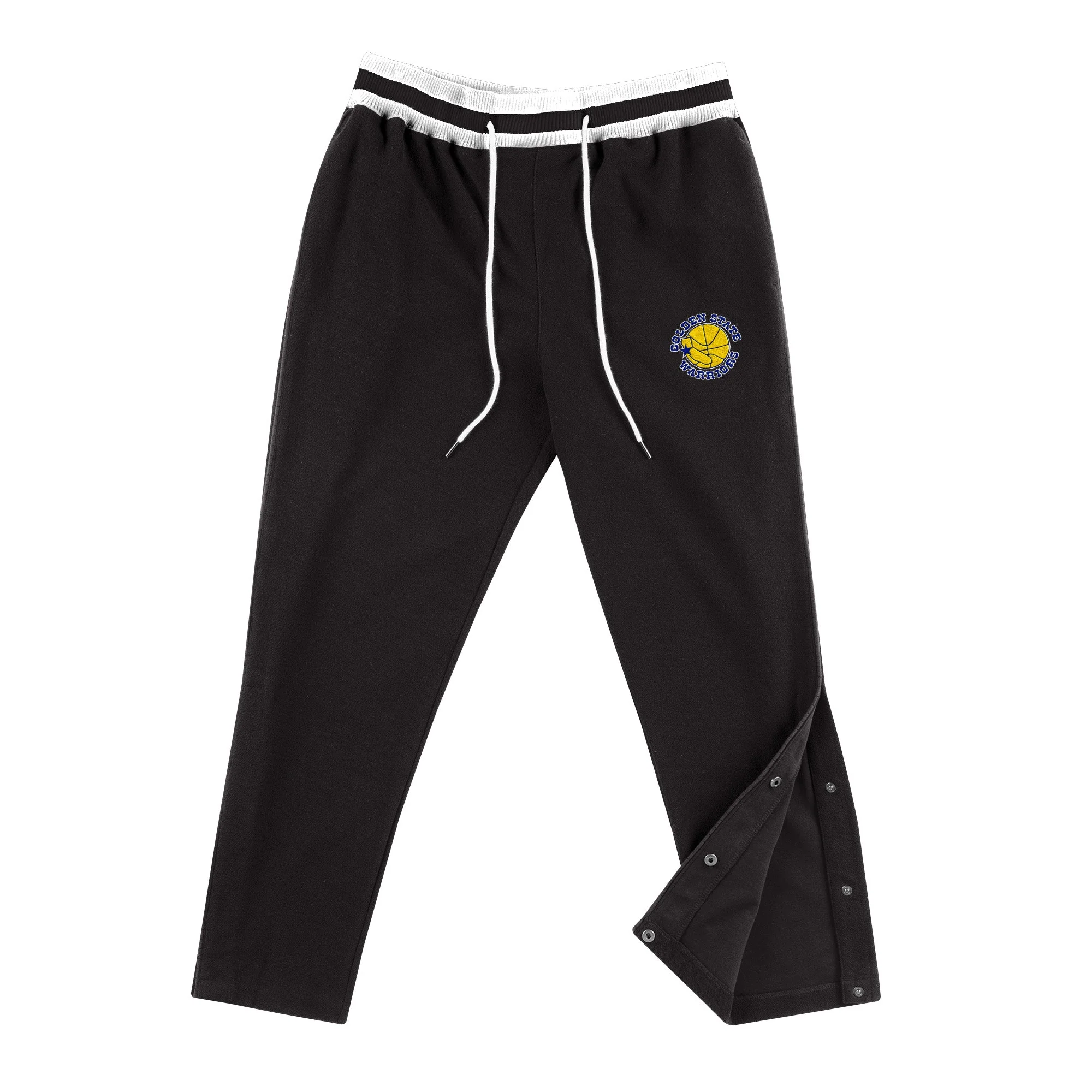 Men's Mitchell & Ness NBA Reversed Fleece Tearaway Pant Golden State Warriors