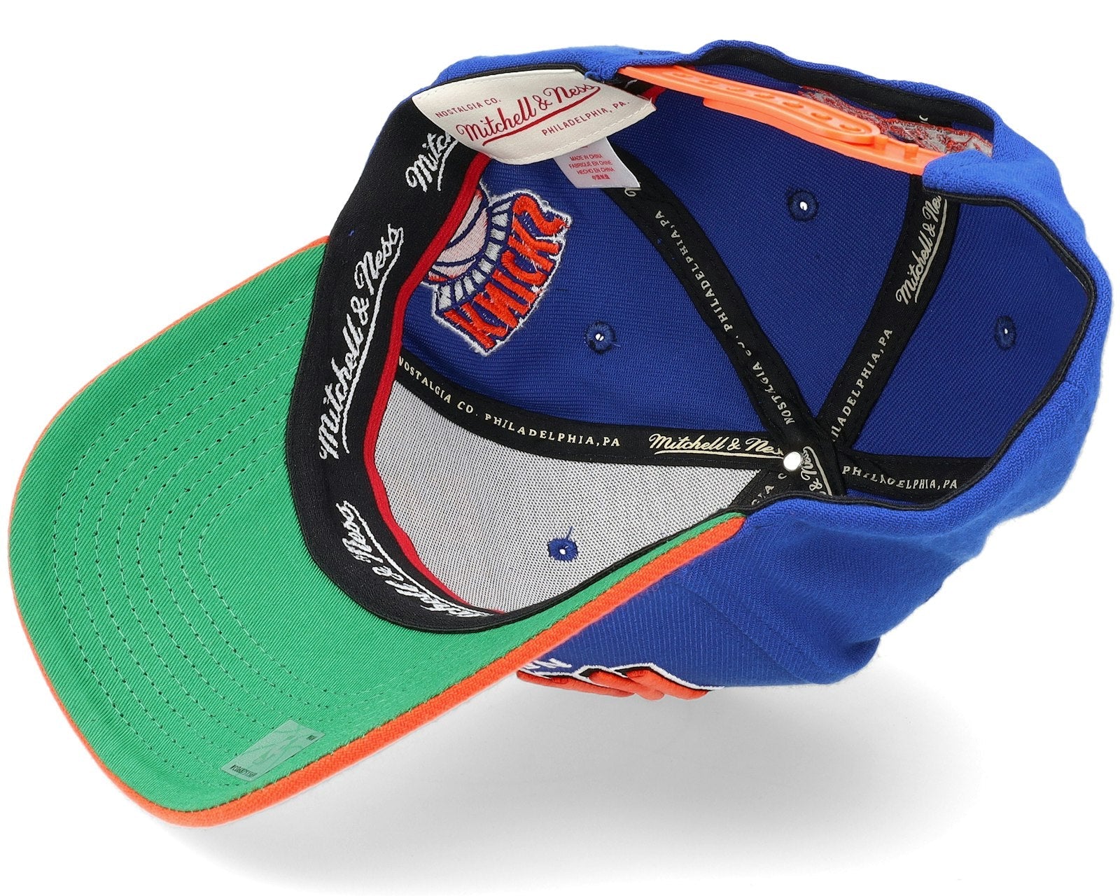 Men's Mitchell & Ness NBA Shredder Stretch Snapback Hwc Knicks - Blue - Image 5