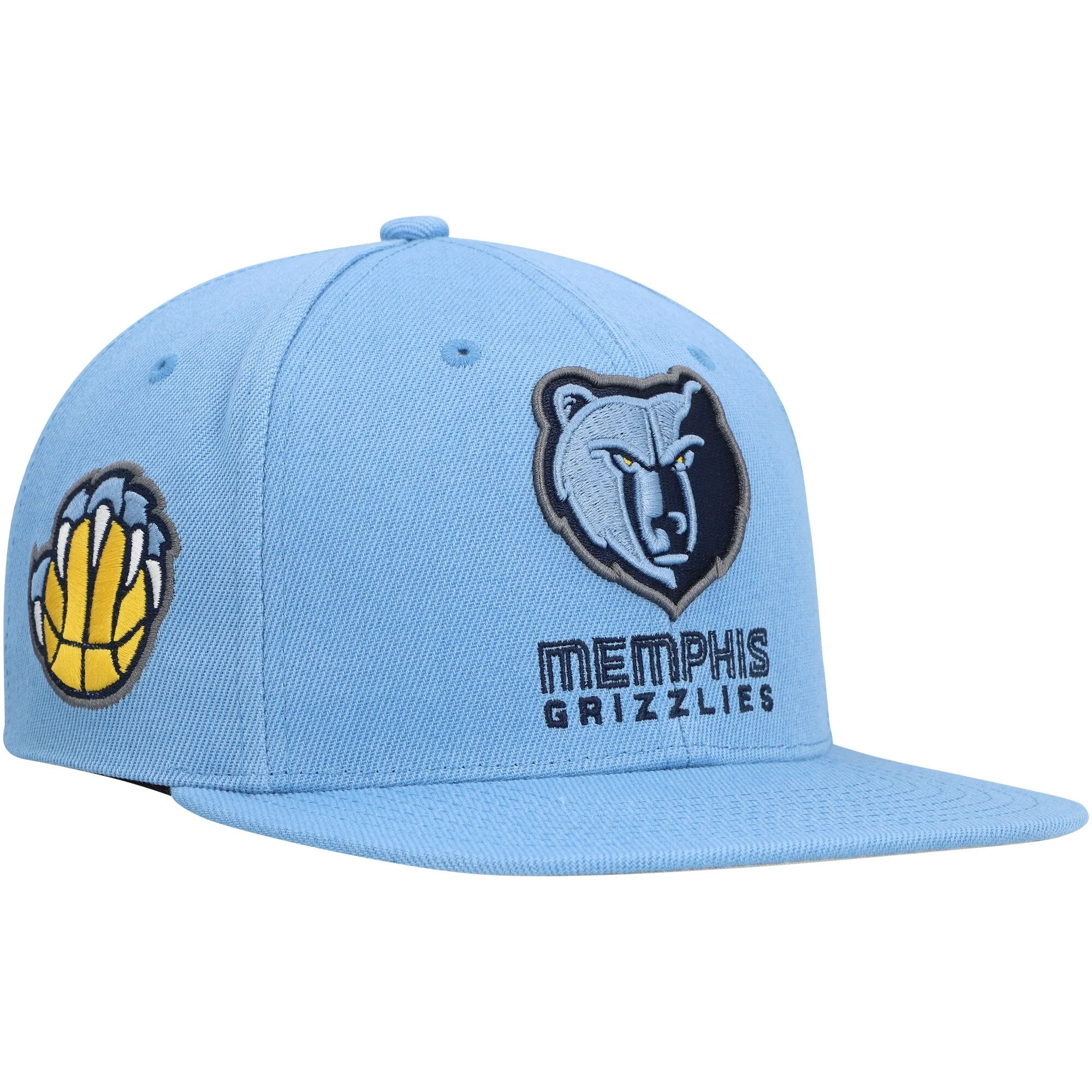 Men's Mitchell & Ness NBA Side Core 2.0 Snapback Grizzlies - Light Blue - Image 3