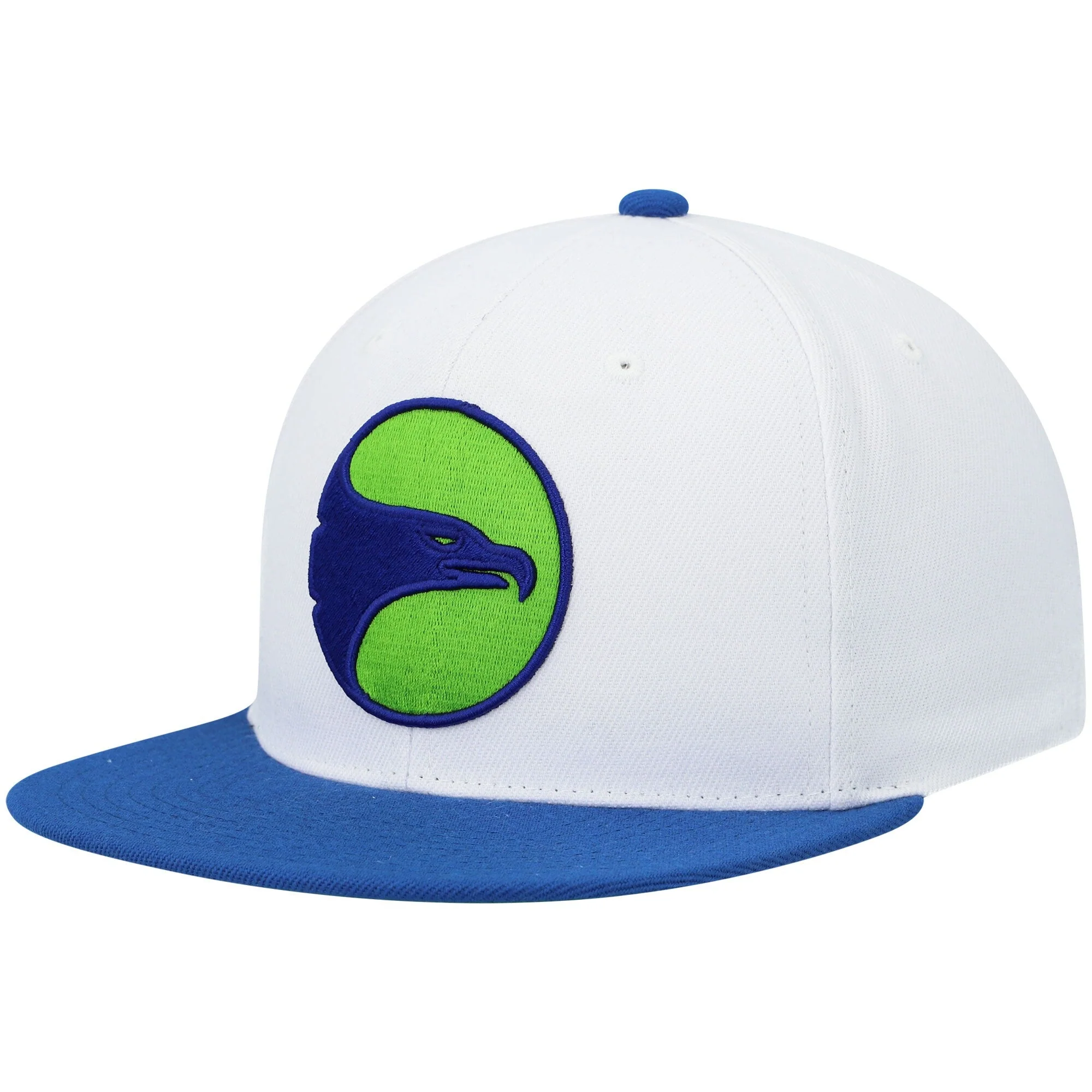 Men's Mitchell & Ness NBA Side Core 2.0 Snapback Hwc Hawks - White-Royal