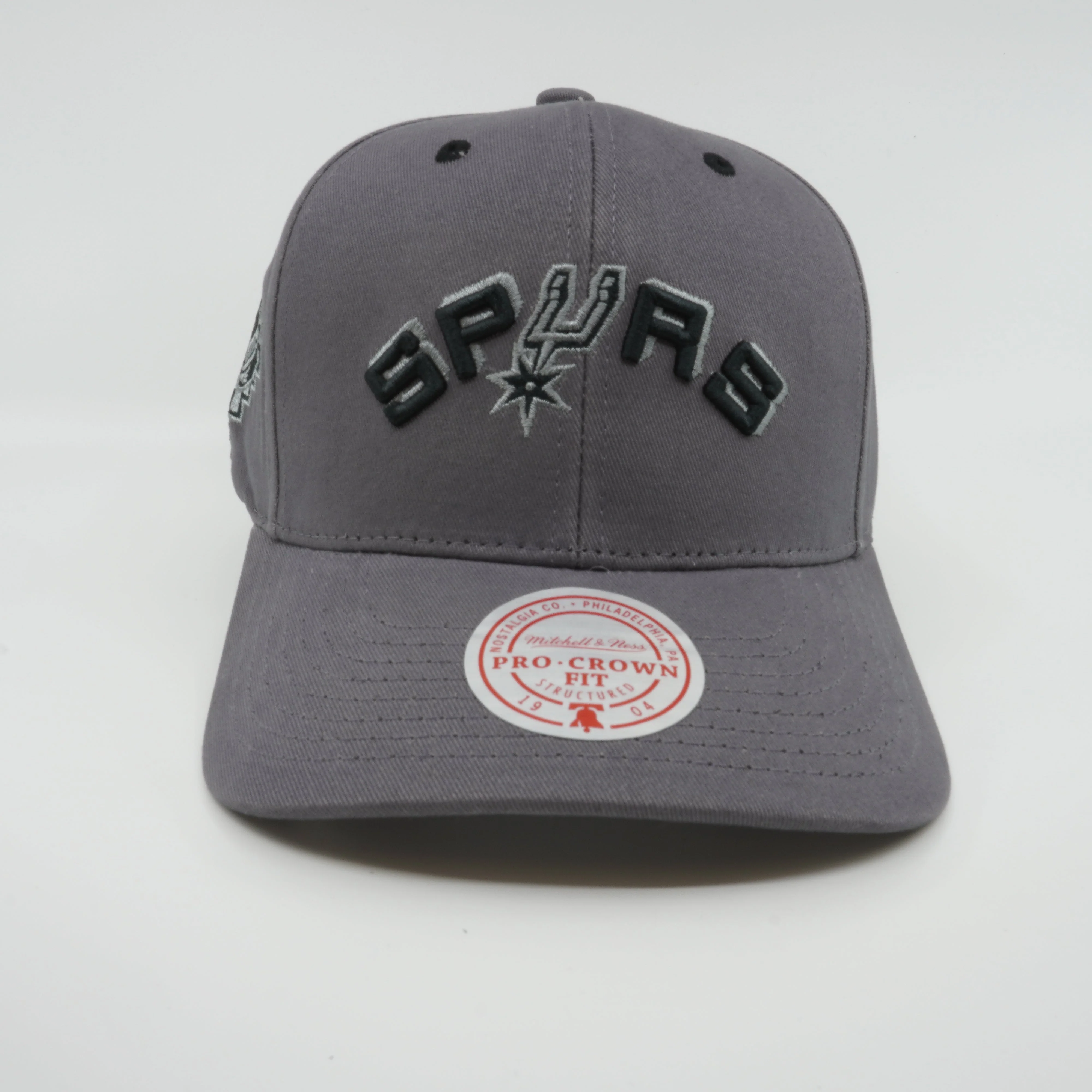 Men's Mitchell & Ness NBA Space Knit Pro Snapback Hwc Spurs - Grey - Image 2