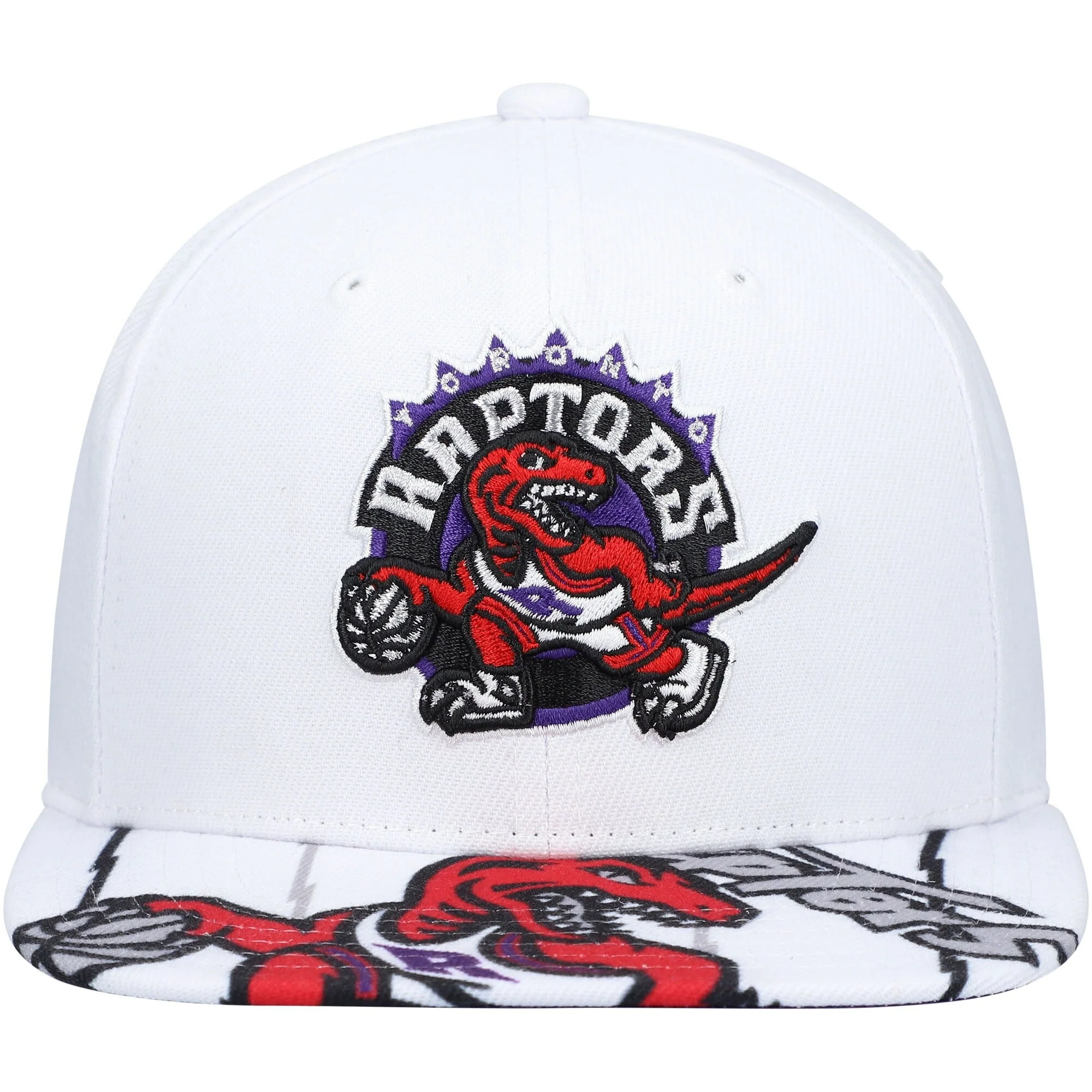 Men's Mitchell & Ness NBA Swingman Pop Snapback Hwc Raptors - White - Image 2