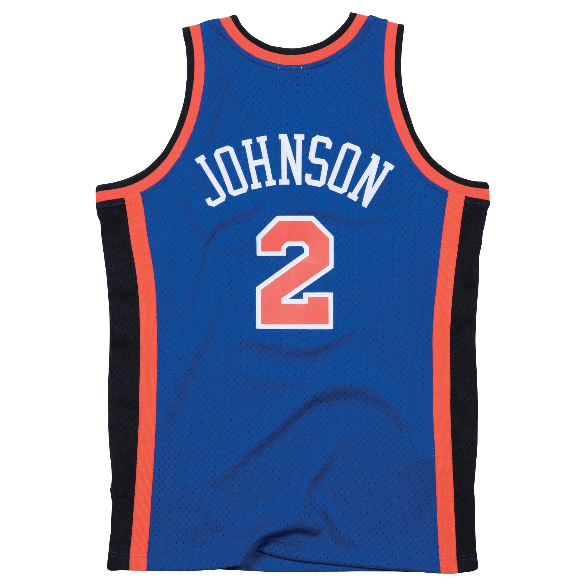Men's Mitchell & Ness NBA Swingman Road Jersey Knicks 98 Larry Johnson - Image 2