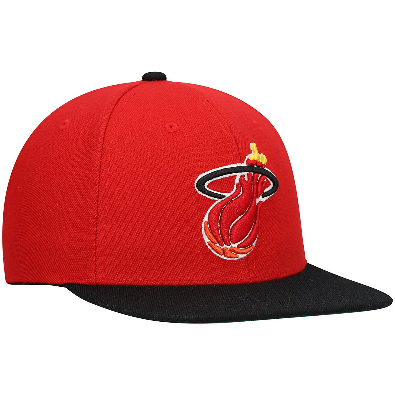 Men's Mitchell & Ness NBA Team 2 Tone 2.0 Snapback Hwc Heat - Image 3