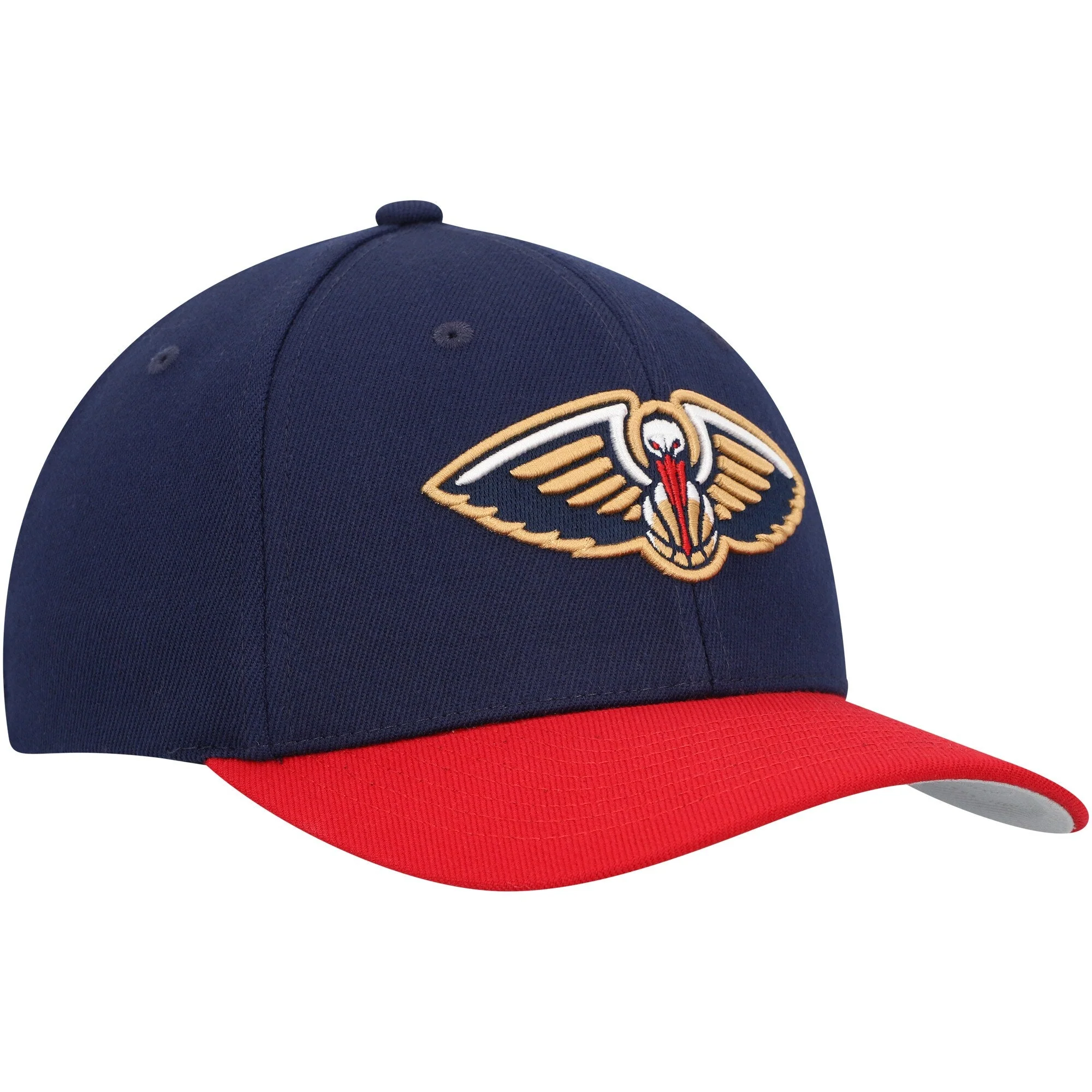 Men's Mitchell & Ness NBA Team 2 Tone 2.0 Stretch Snapback NBA Pelicans - Image 3
