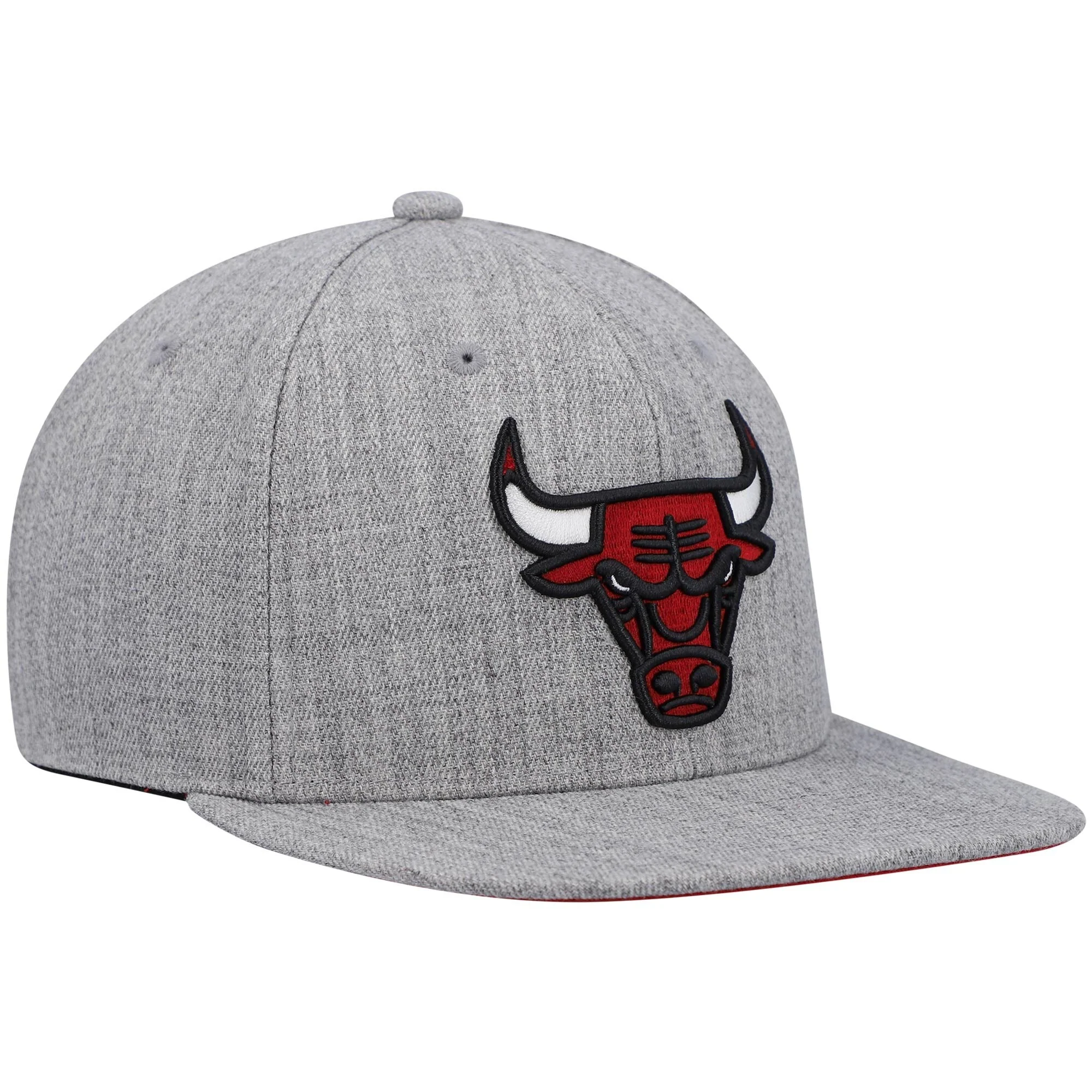 Men's Mitchell & Ness NBA Team Heather 2.0 Snapback Bulls - Image 3