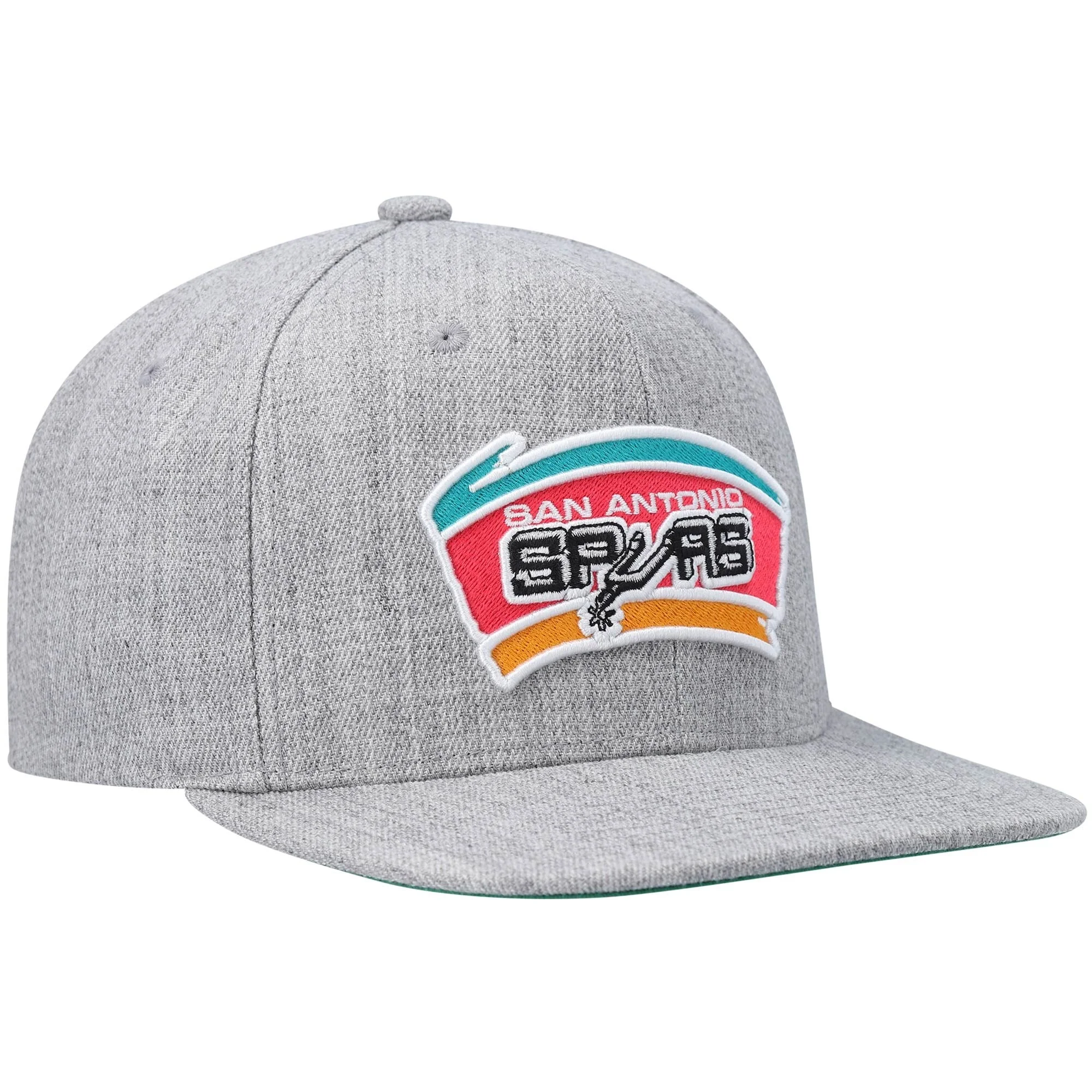 Men's Mitchell & Ness NBA Team Heather 2.0 Snapback Hwc Spurs - Image 3