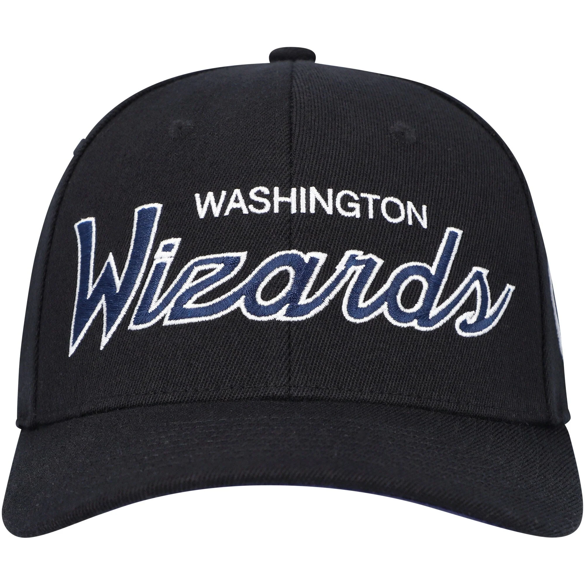 Men's Mitchell & Ness NBA Team Script 2.0 Stretch Snapback Wizards - Image 2