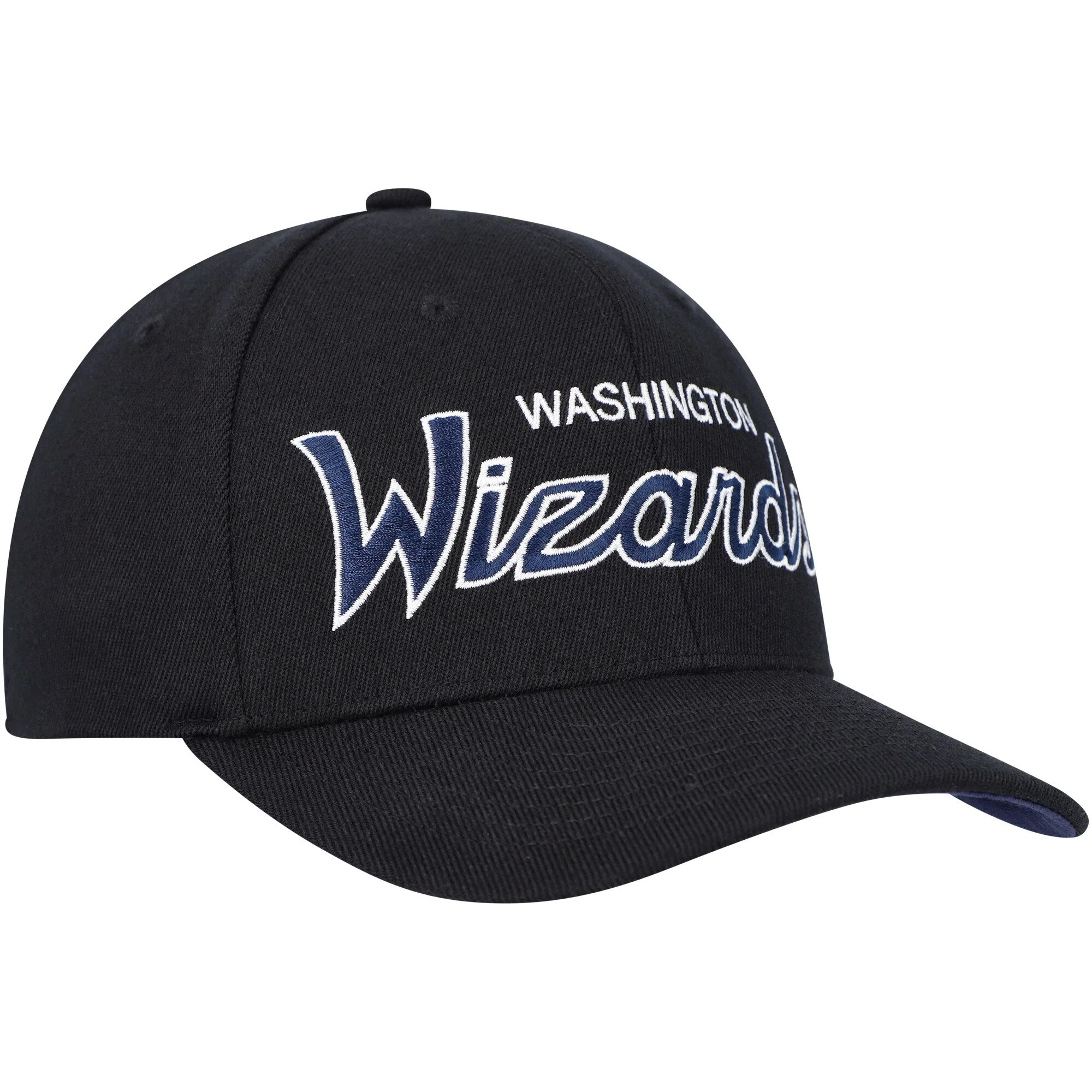 Men's Mitchell & Ness NBA Team Script 2.0 Stretch Snapback Wizards - Image 3