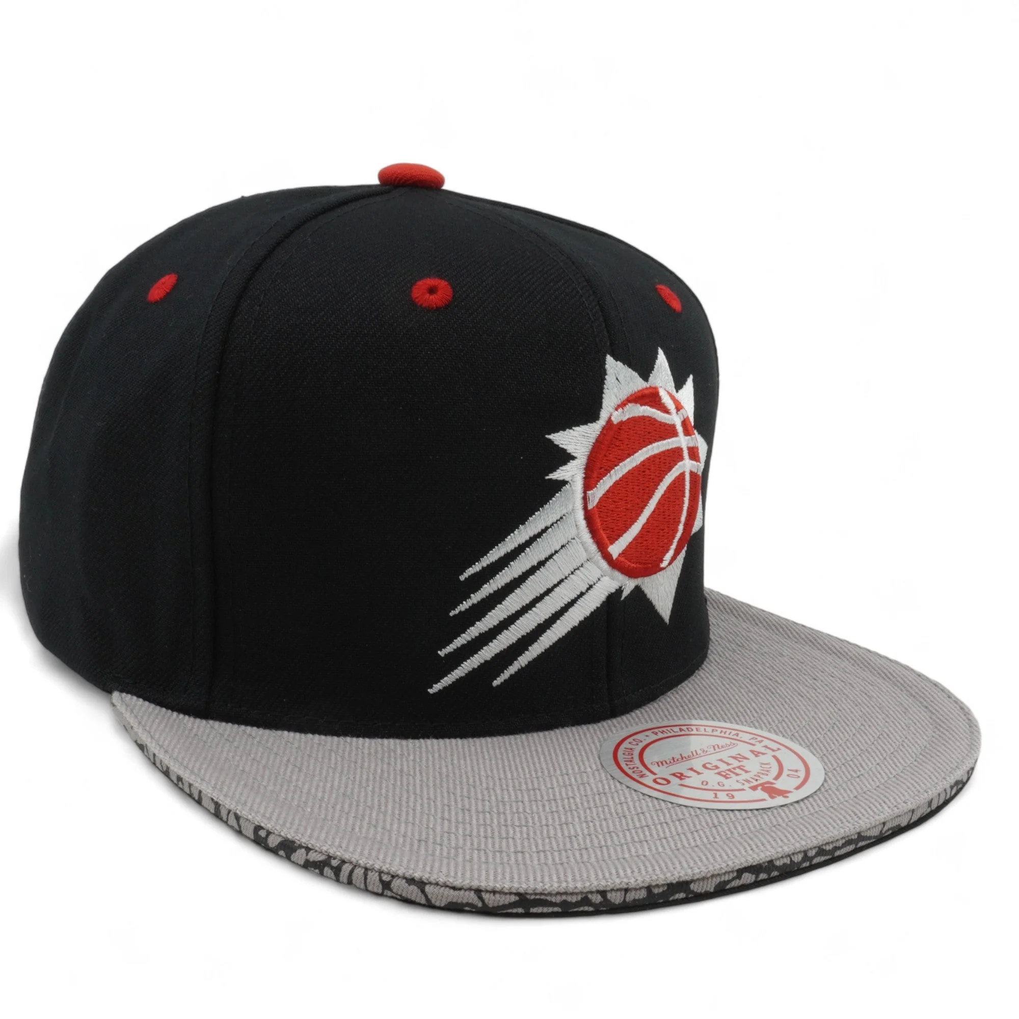 Men's Mitchell & Ness NBA Three Collection Snapback Suns - Image 3
