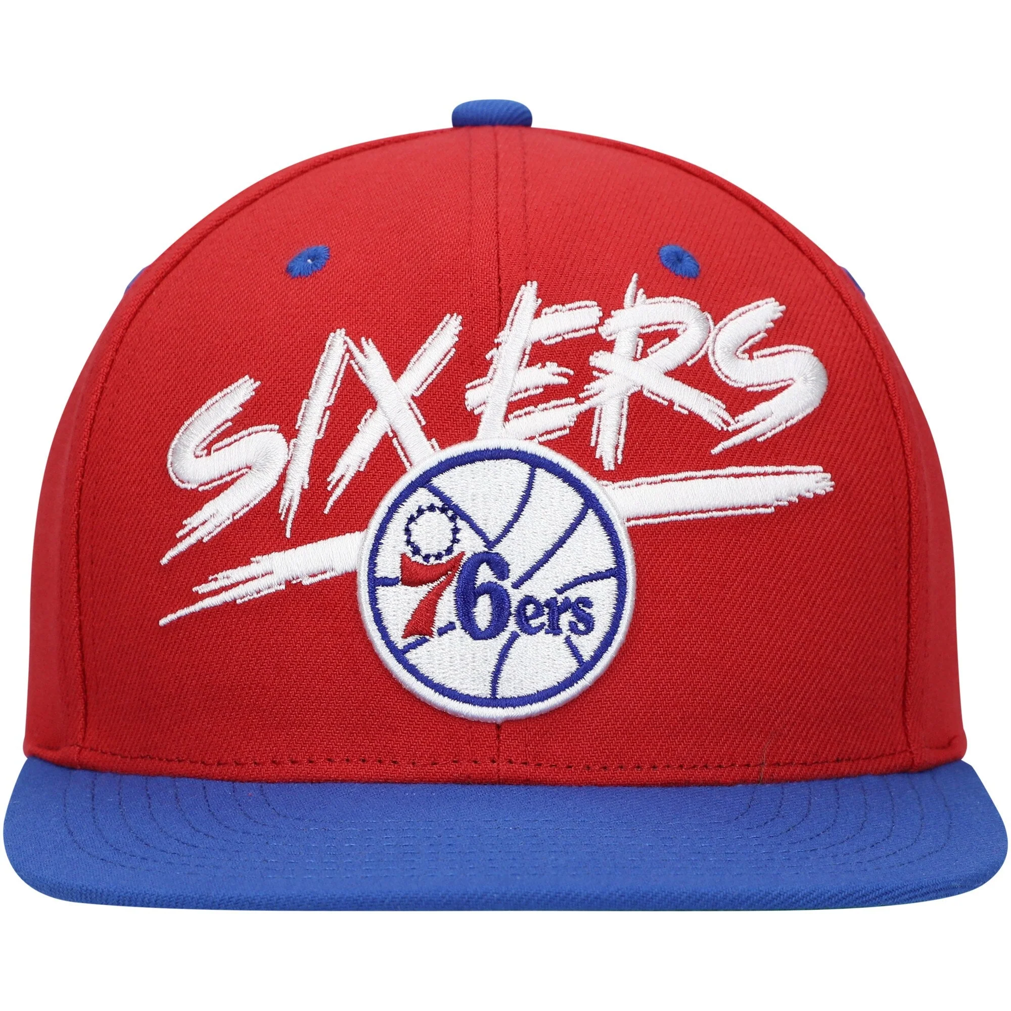 Men's Mitchell & Ness NBA Transcript Snapback Hwc 76Ers - Image 2