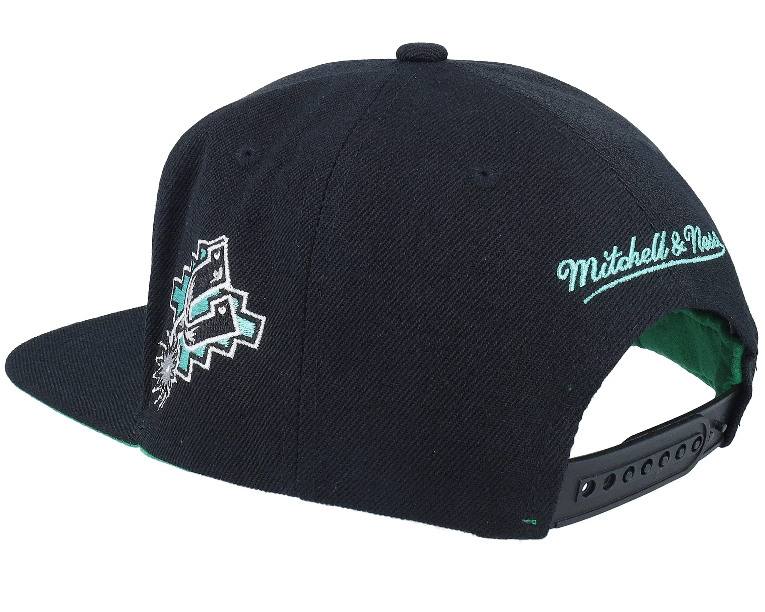 Men's Mitchell & Ness NBA Triple Play Snapback Hwc Spurs - Image 4