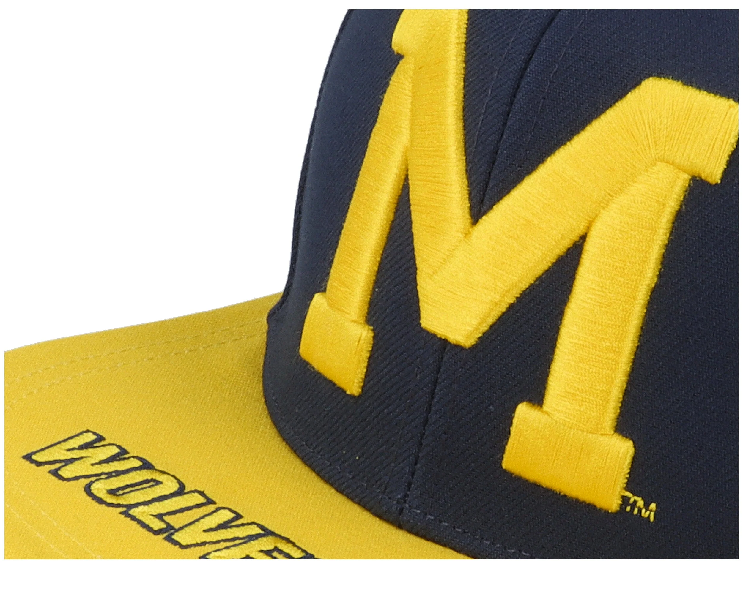 Men's Mitchell & Ness Ncaa Logo Bill Snapback Michigan - Image 3