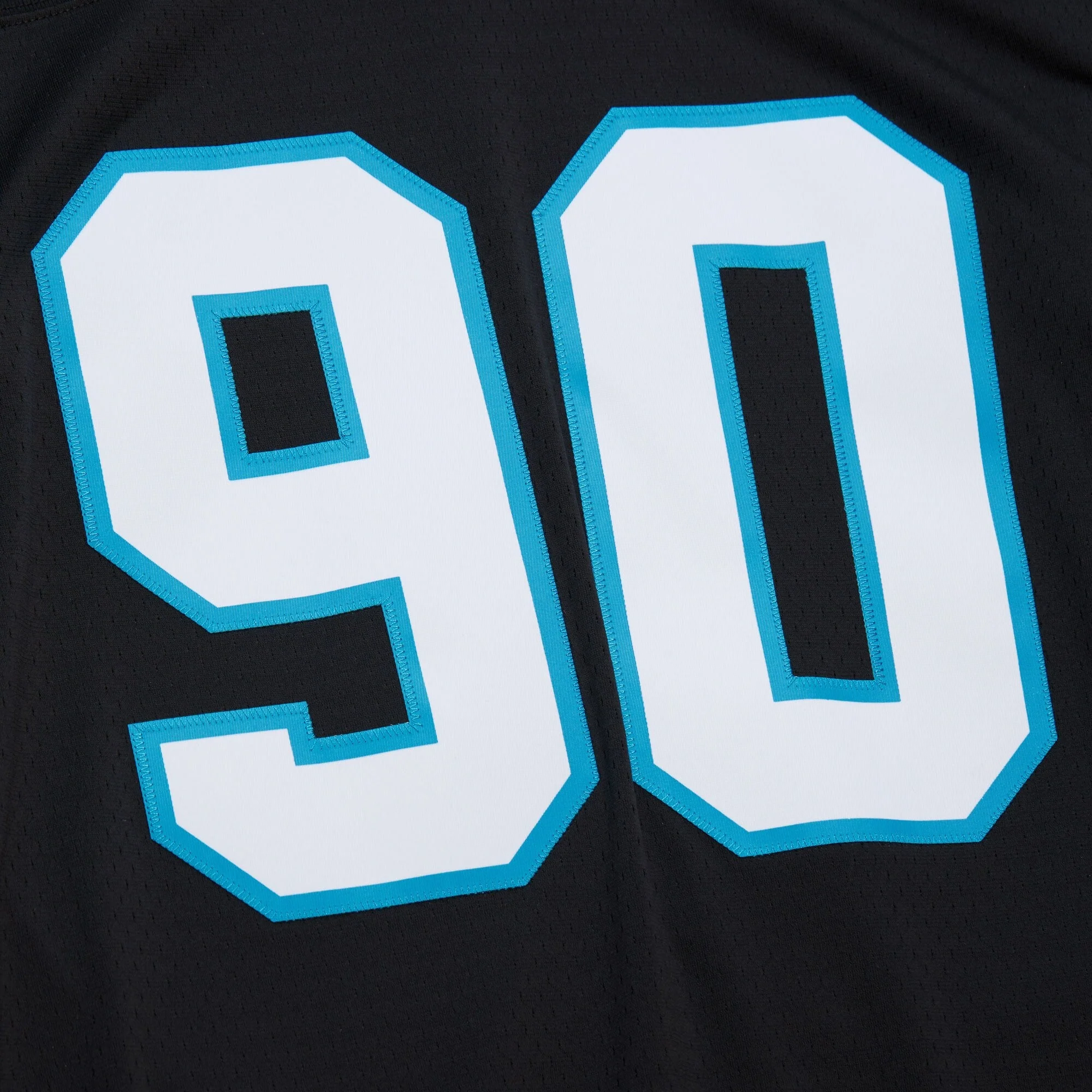 Men's Mitchell & Ness NFL Dark Jersey Panthers 2003 Julius Peppers - Image 3