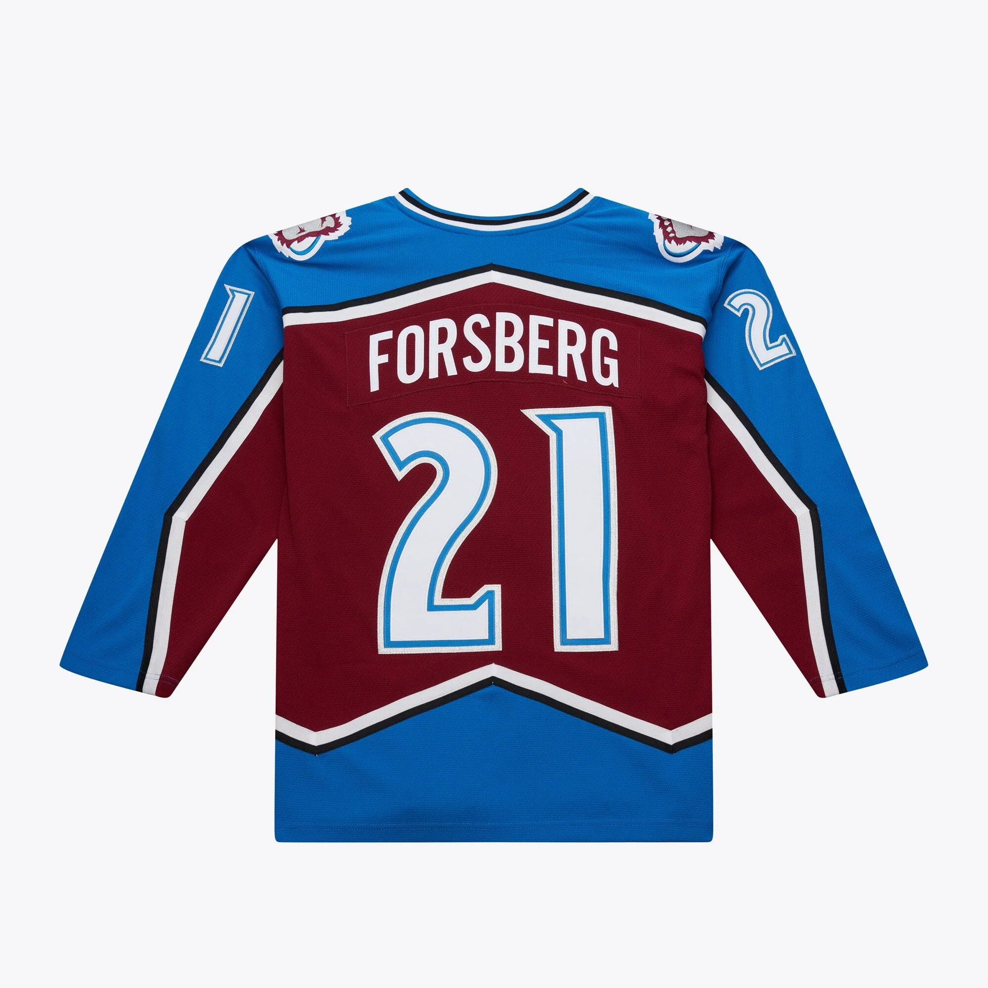 Men's Mitchell & Ness Nhl Dark Jersey Avalanche 1995 Peter Forsberg - Image 2