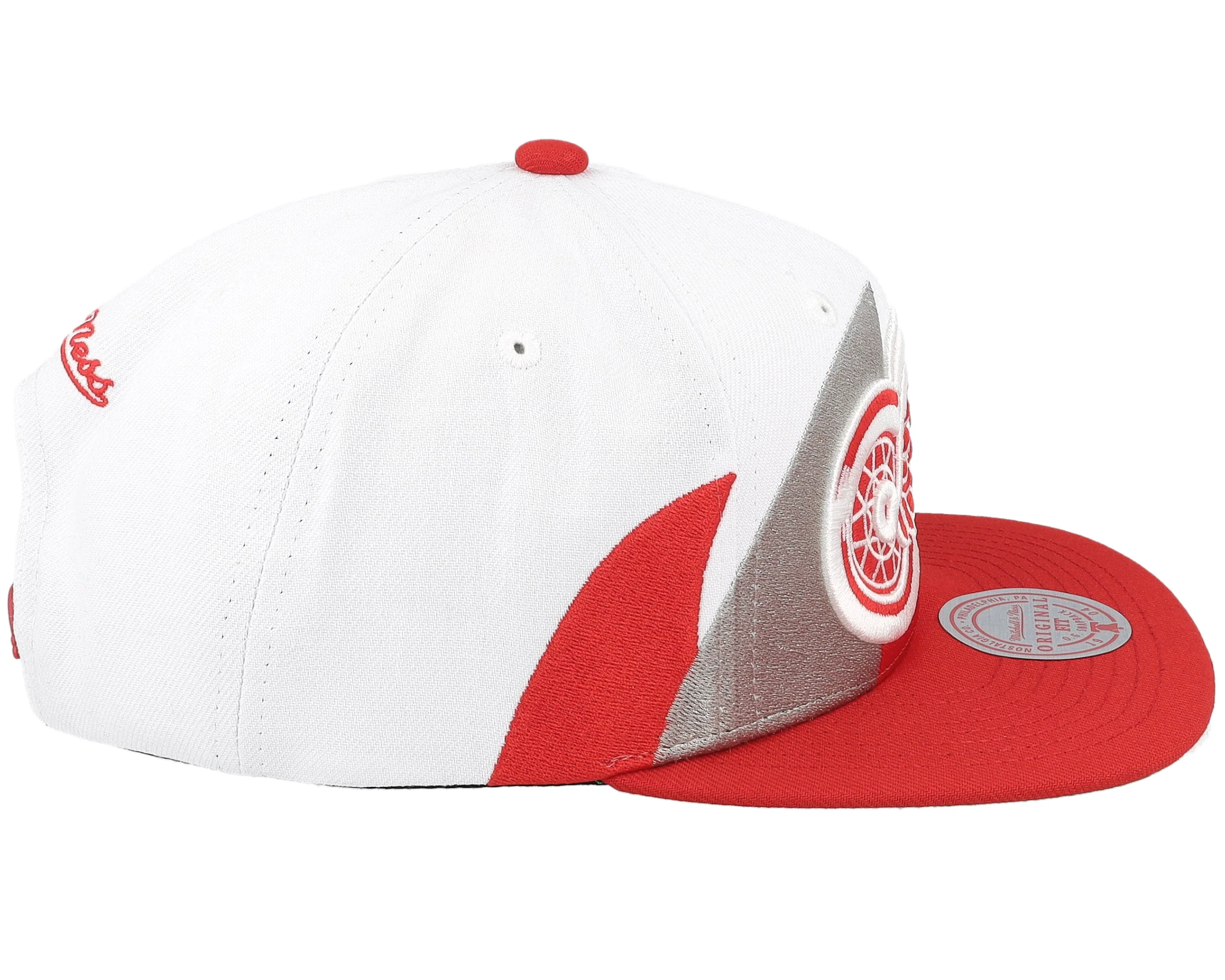 Men's Mitchell & Ness Nhl Vintage Sharktooth Snapback Red Wings - Image 6