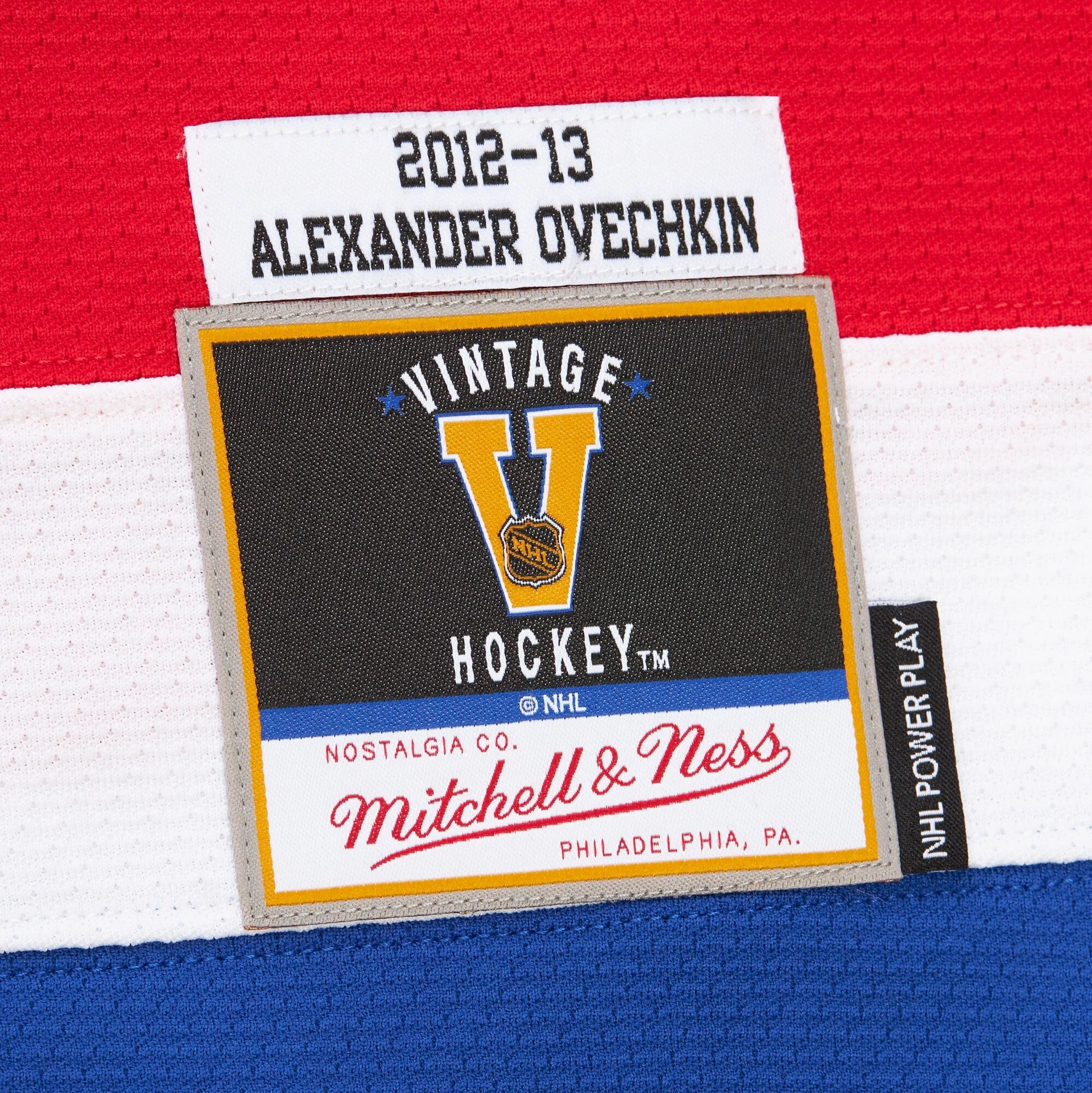 Men's Mitchell & Ness Nhl White Alternate Jersey Capitals 2012 Alexander Ovechkin - Image 7