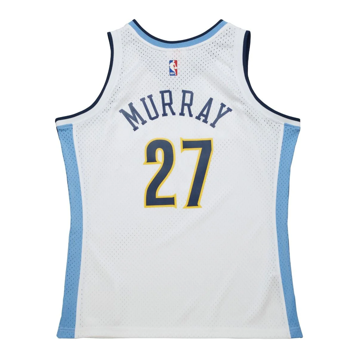 Men's Mitchell & Ness White Jersey NUGGets 2016 Jamal Murray - Image 2
