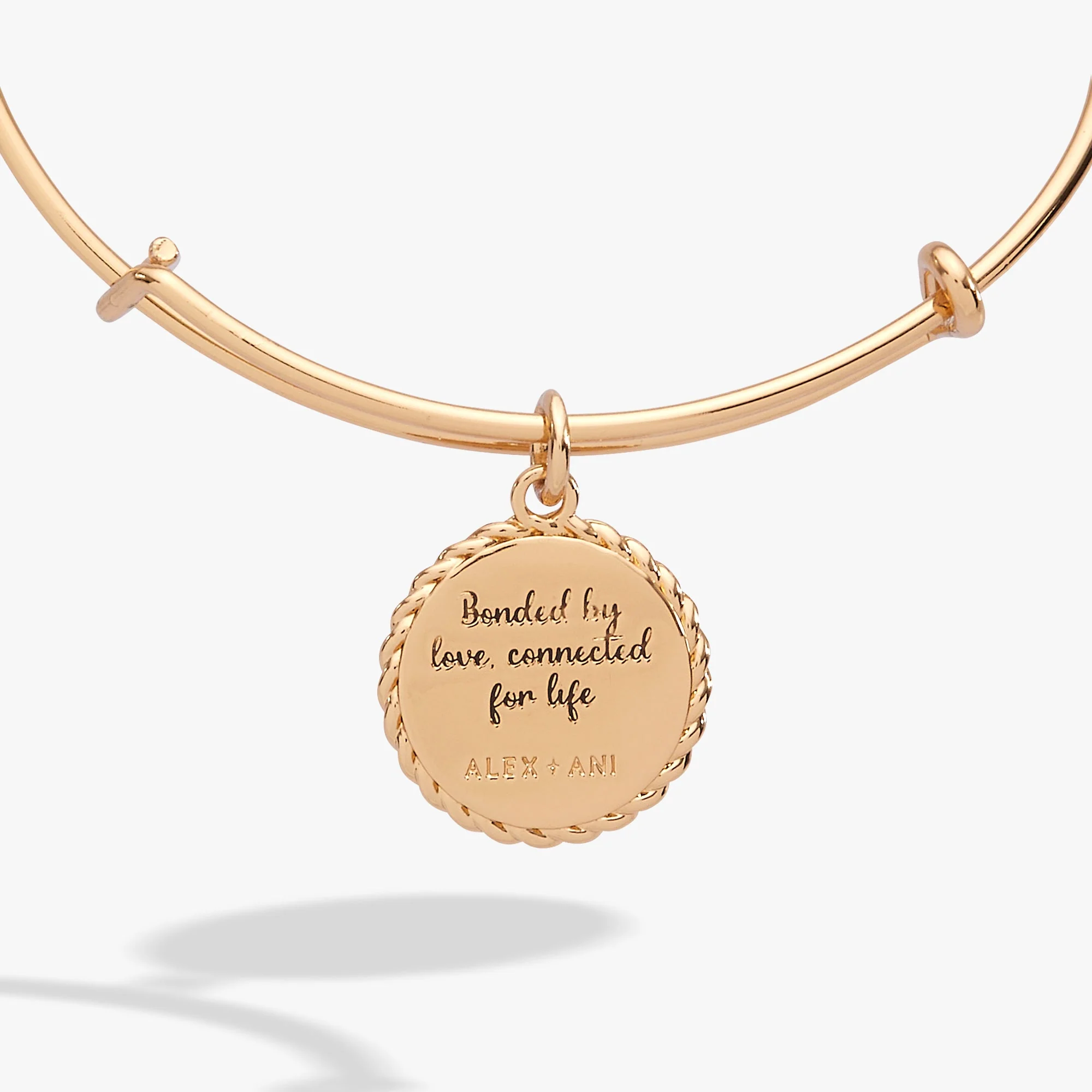 Mom 'Bonded By Love, Connected For Life' Charm Bangle - Image 2