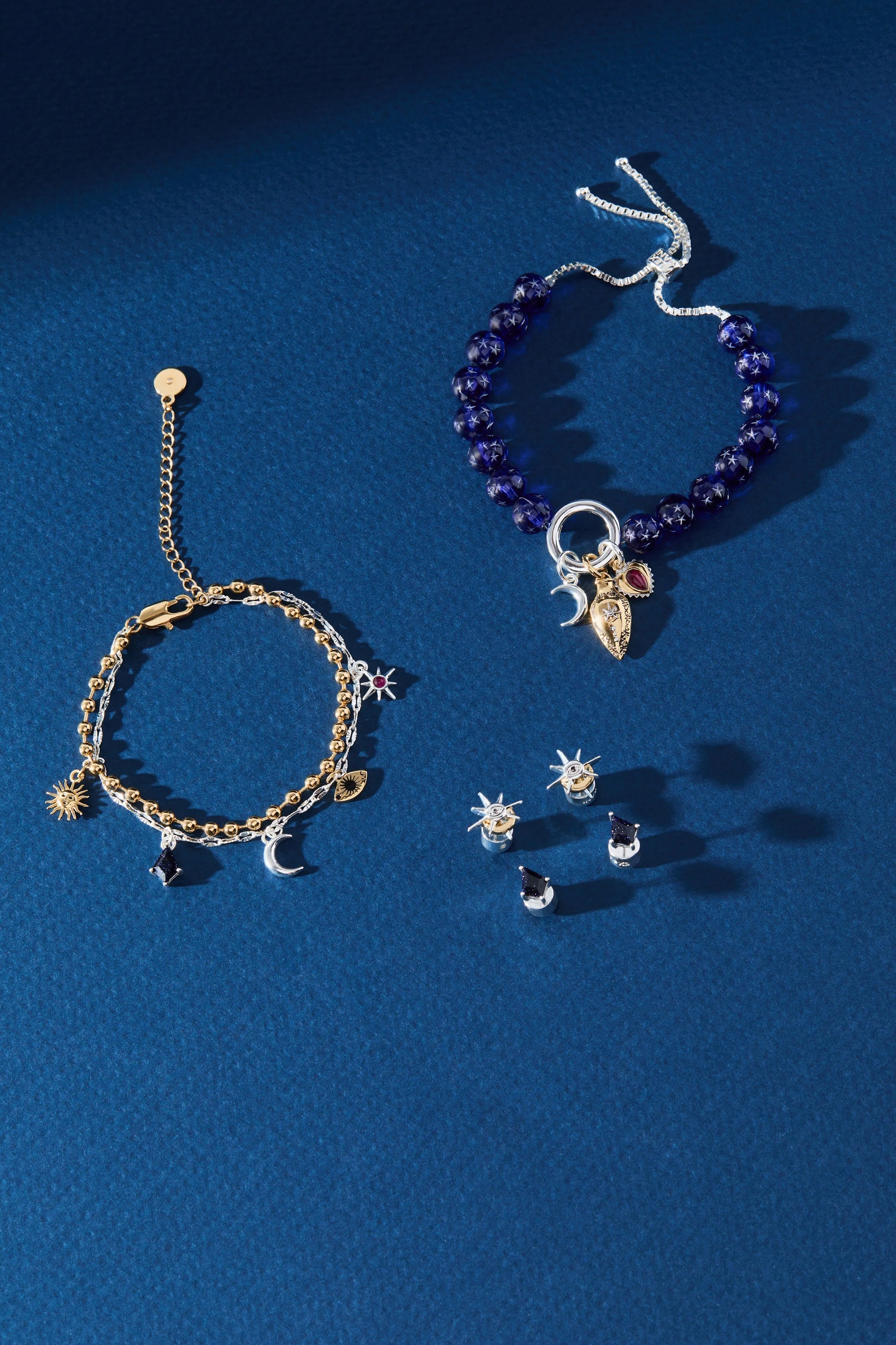 Moon Magic Beaded Charm Bolo Bracelet - Image 5