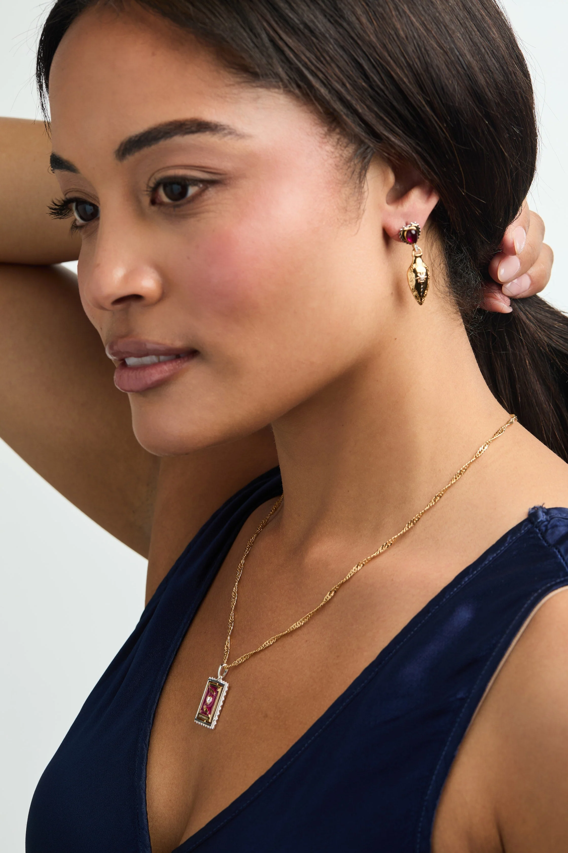 Moon Magic Potion Bottle Drop Earring - Image 3