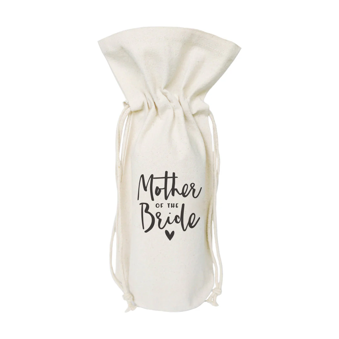 Mother of the Bride Canvas Wine Bag by The Cotton & Canvas Co.