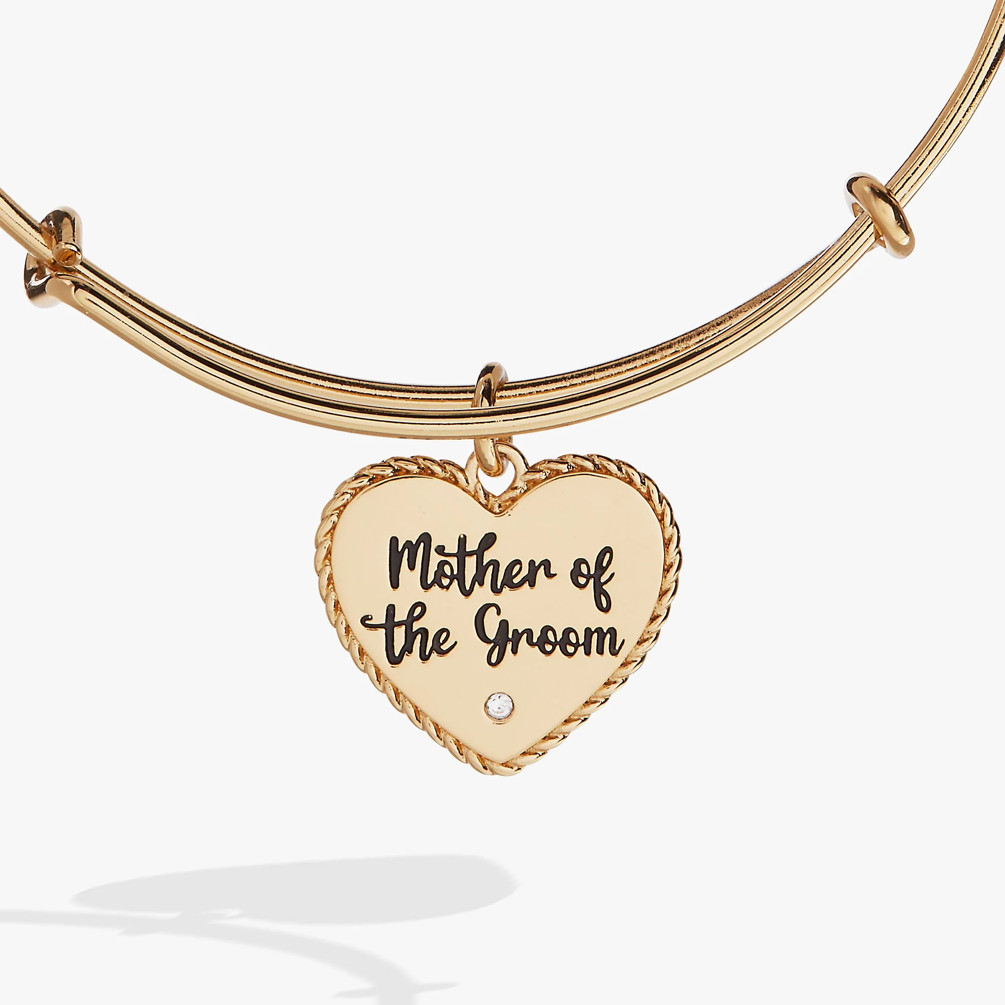 Mother of the Groom Heart Bangle - Image 2