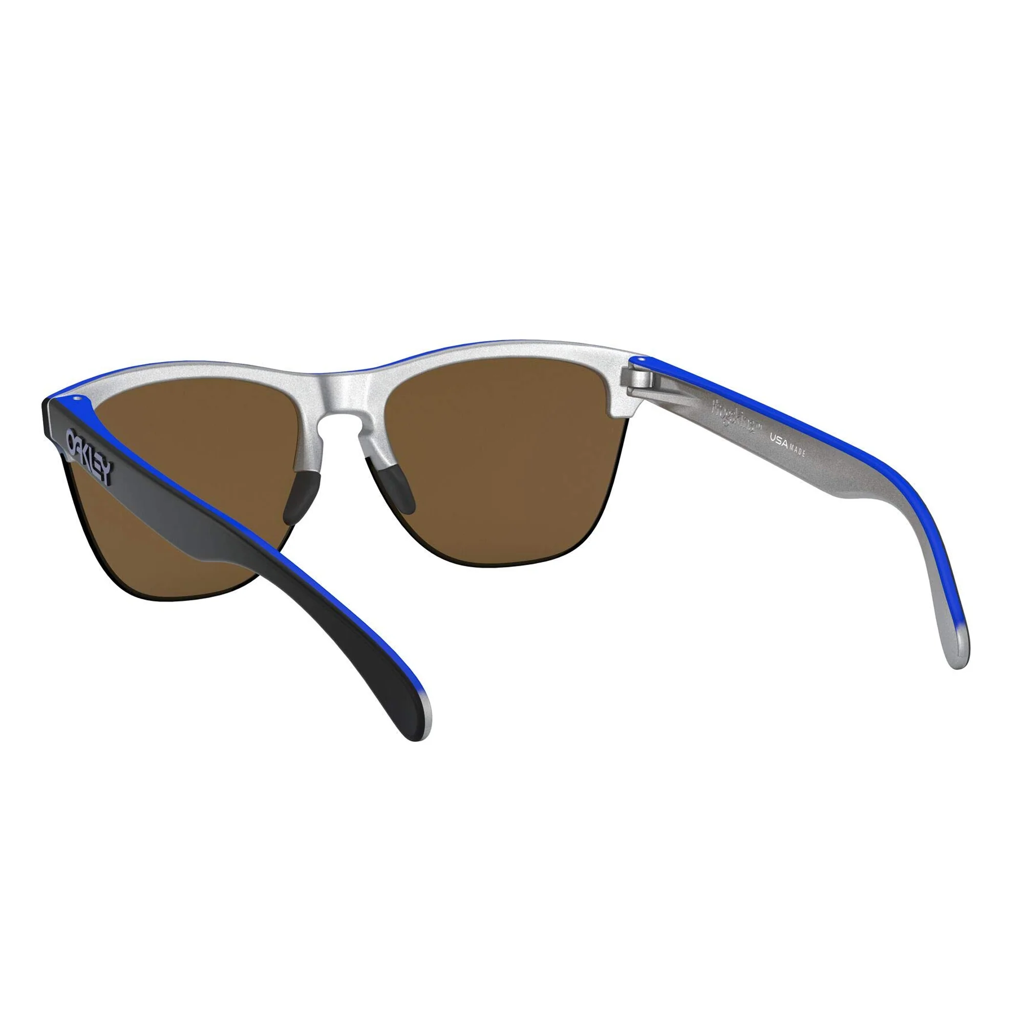Men's Oakley Frogskins Lite Sunglasses - Black Fade/24K Iridium - Image 4