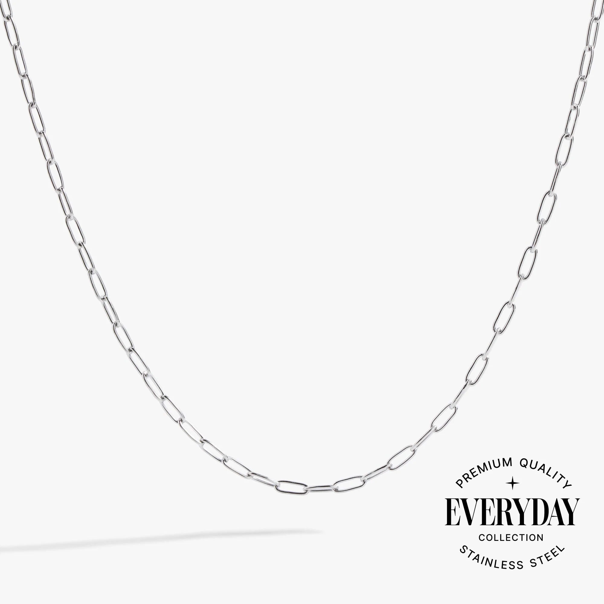 Paperclip Charm & Layering Necklace - Image 6