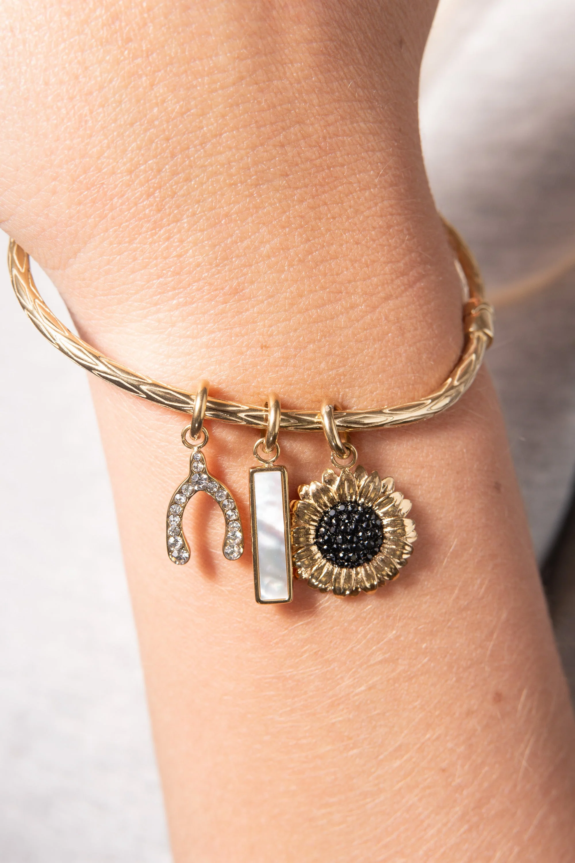 Pave Wishbone Interchangeable Charm - Image 2