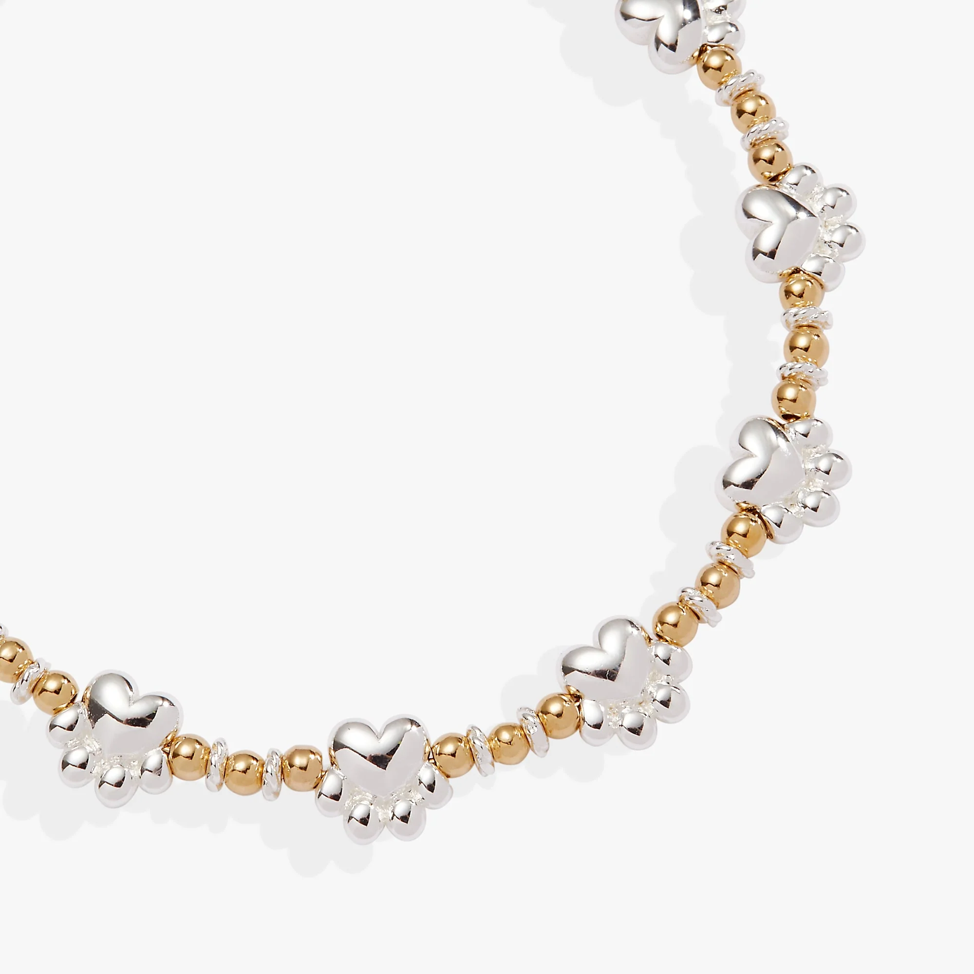 Paw Print Beaded Dog Bangle - Image 2