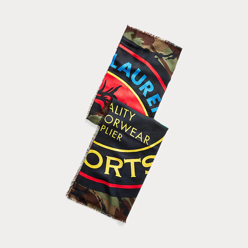 Men's Polo Ralph Lauren Polo Sportsman Camo Scarf (42" X 42") - Image 3