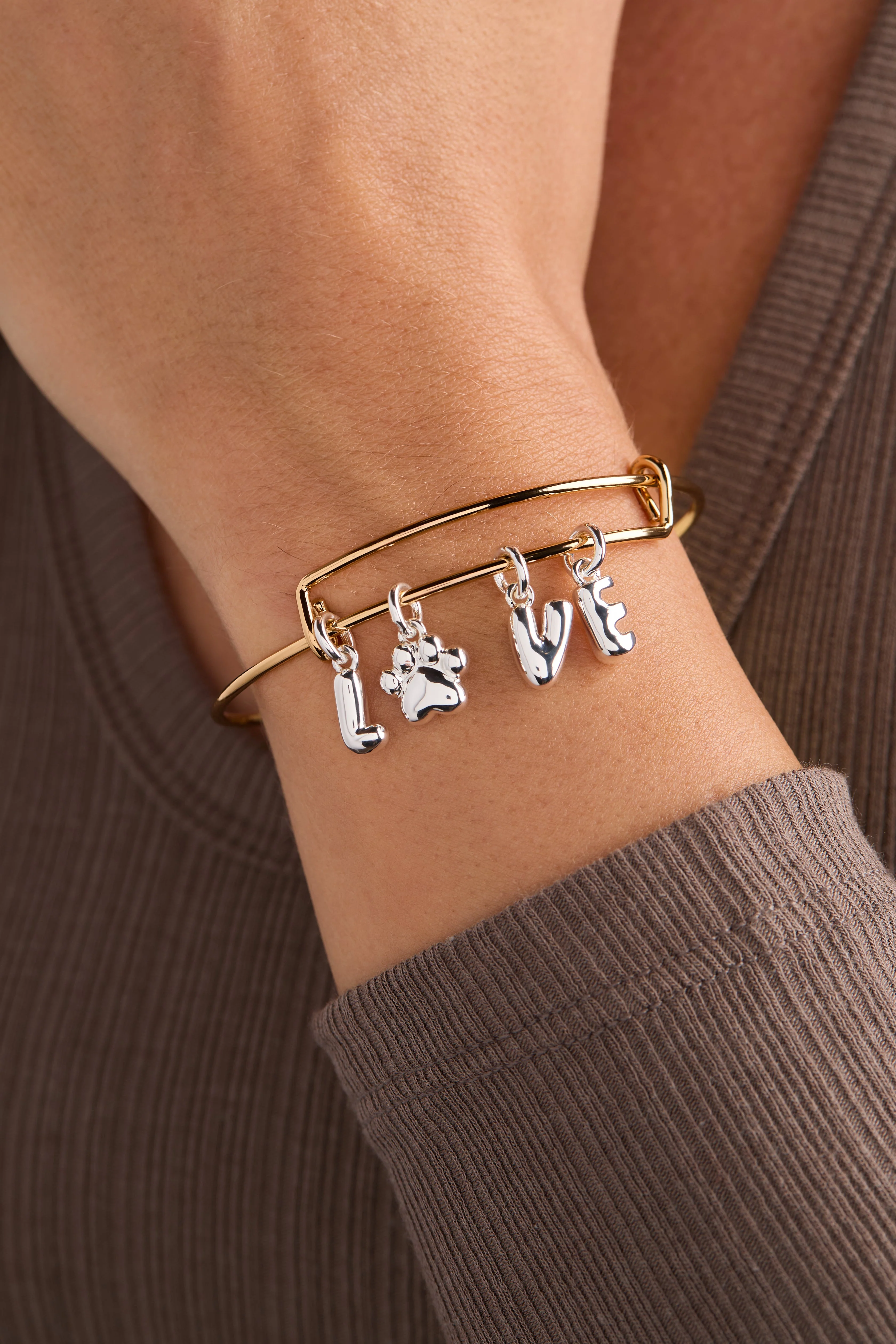 Pet Love Multi Charm Bangle - Image 2
