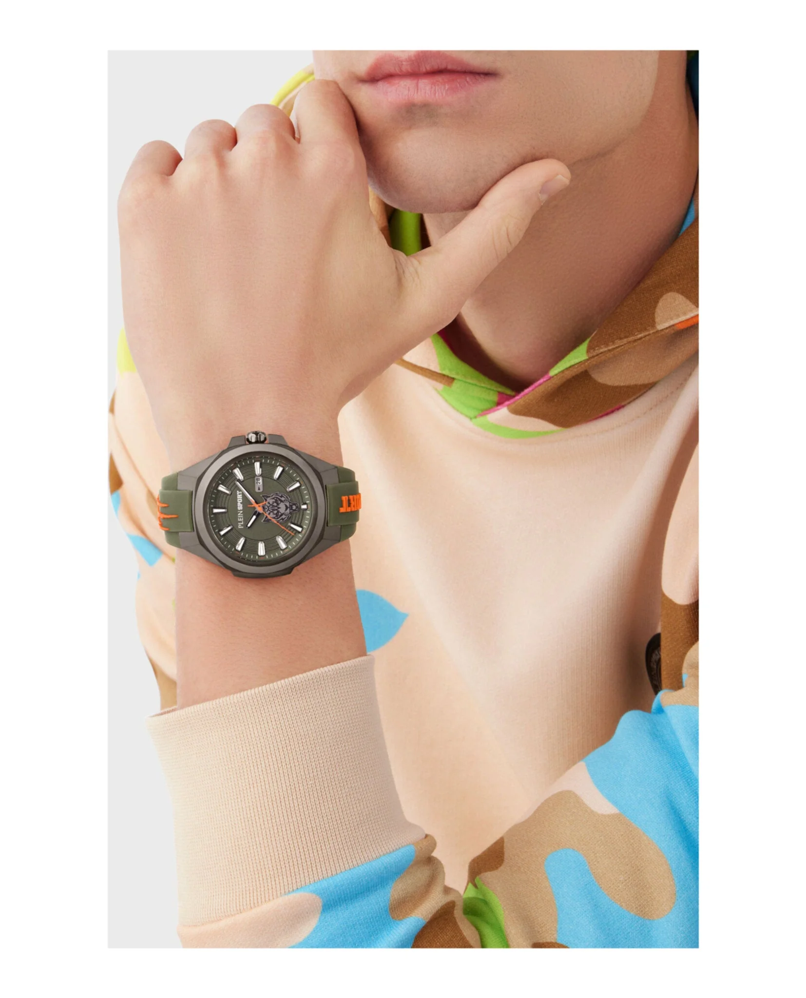 Plein Sport Tigermaster Silicone Watch - Image 5